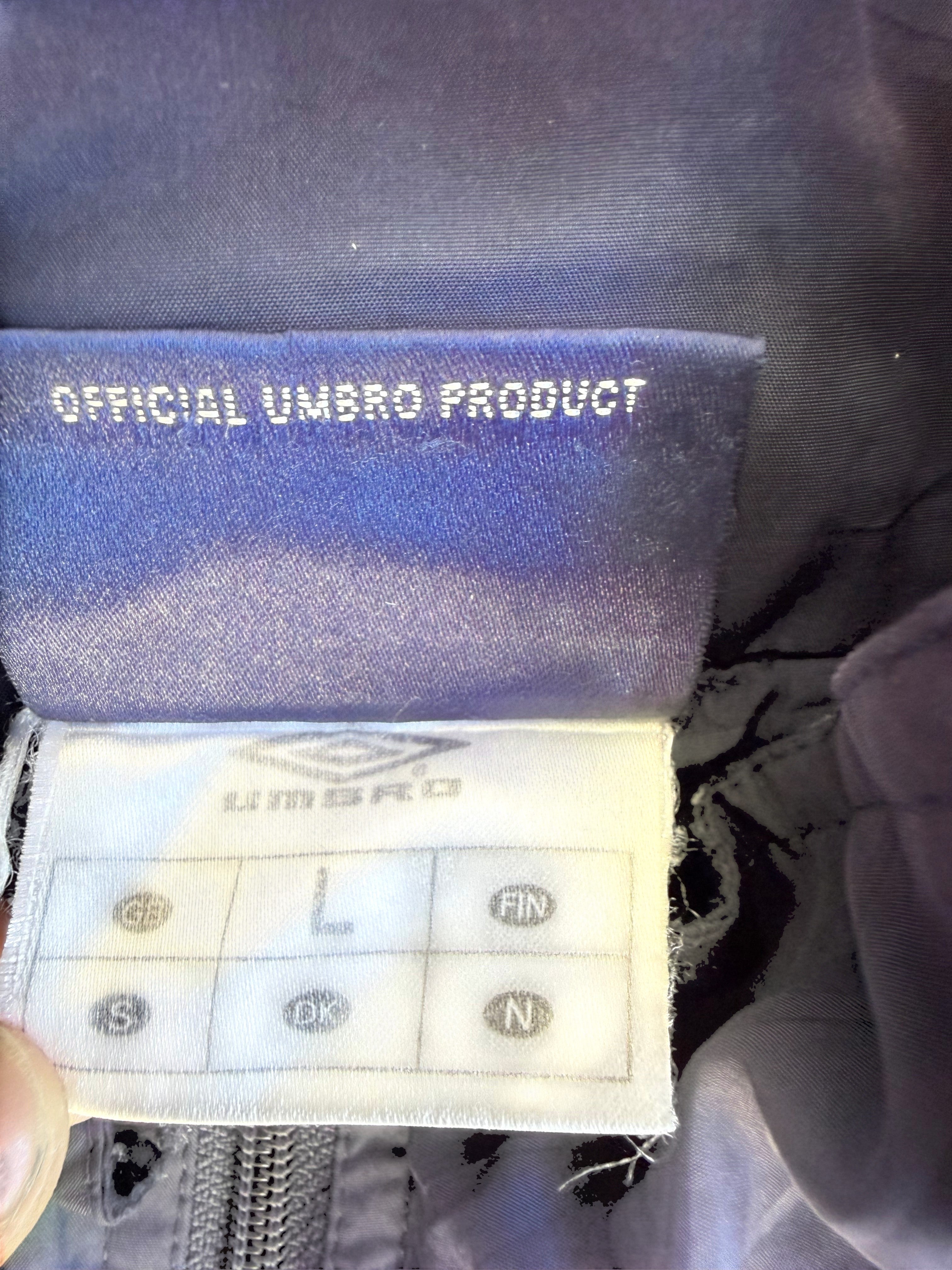 Navy Umbro Spray Jacket - L