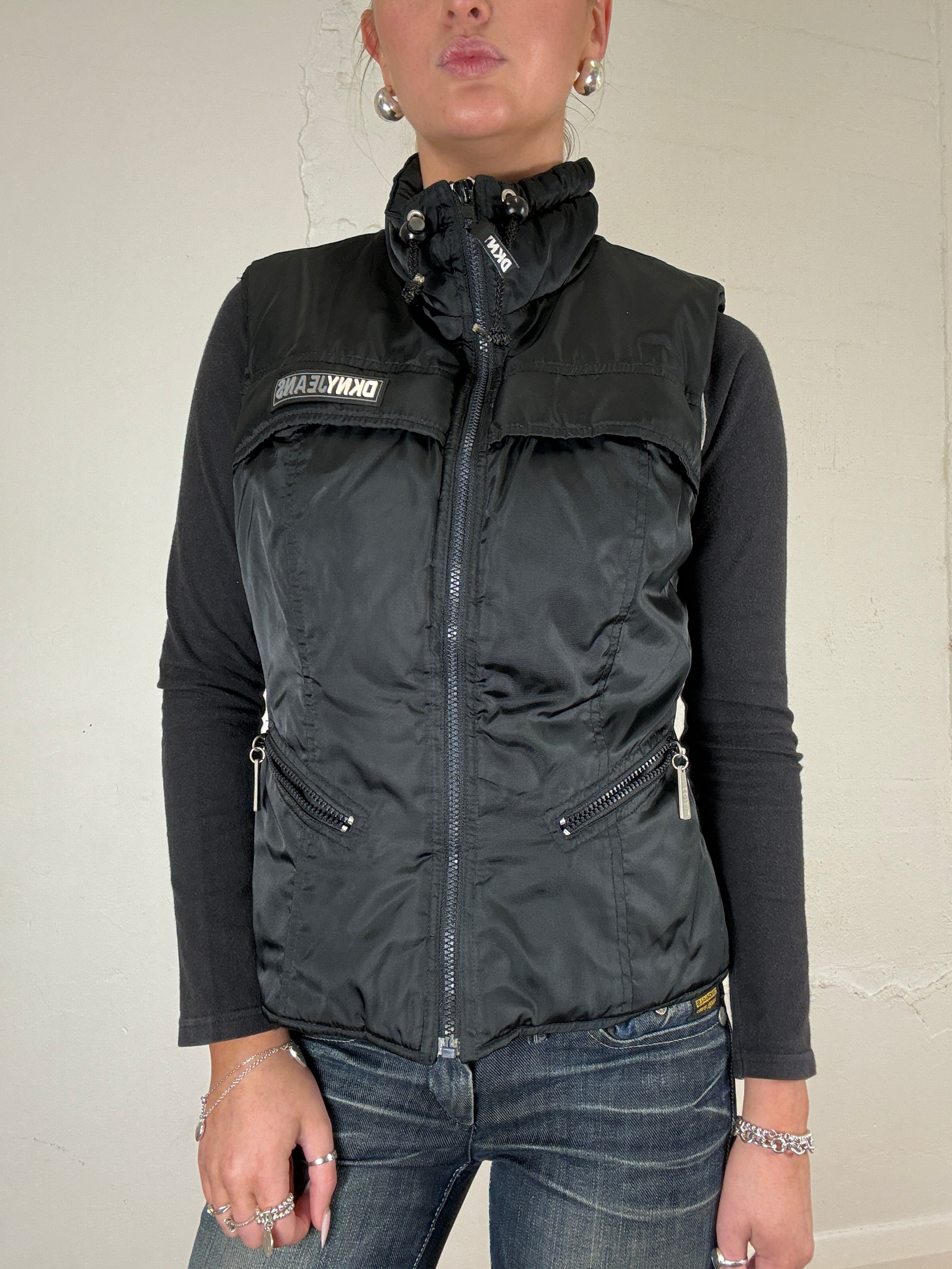 90s DKNY Puffer Vest - M