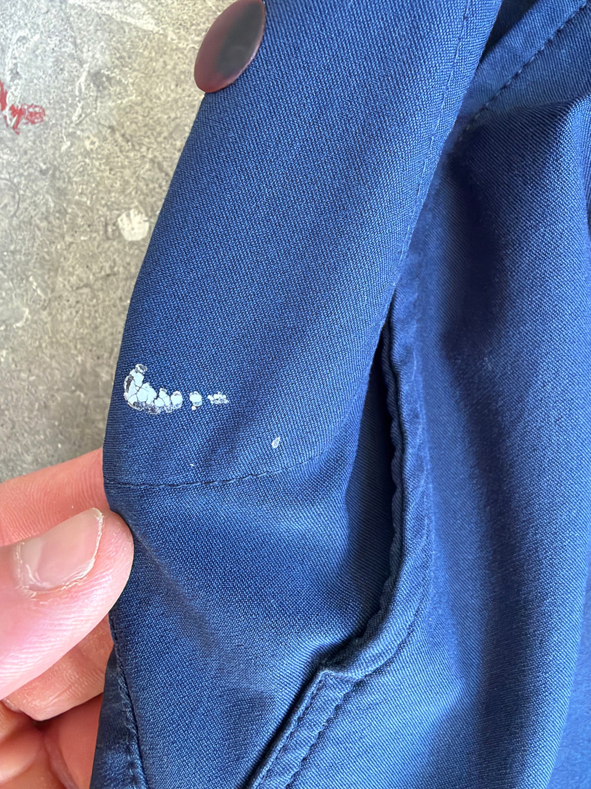 Navy Nike Trackpants - M
