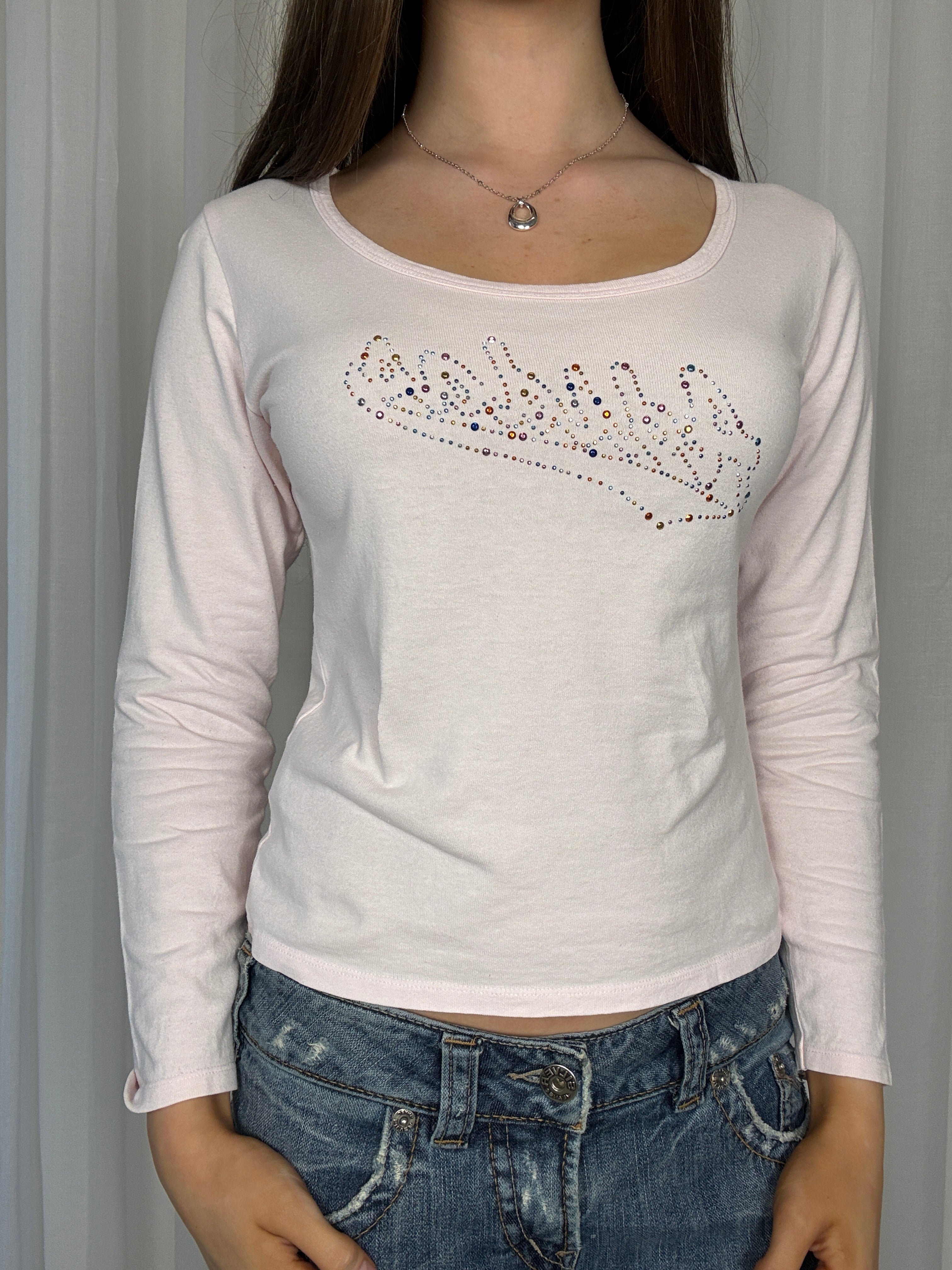 Pink Adidas Long Sleeve - S