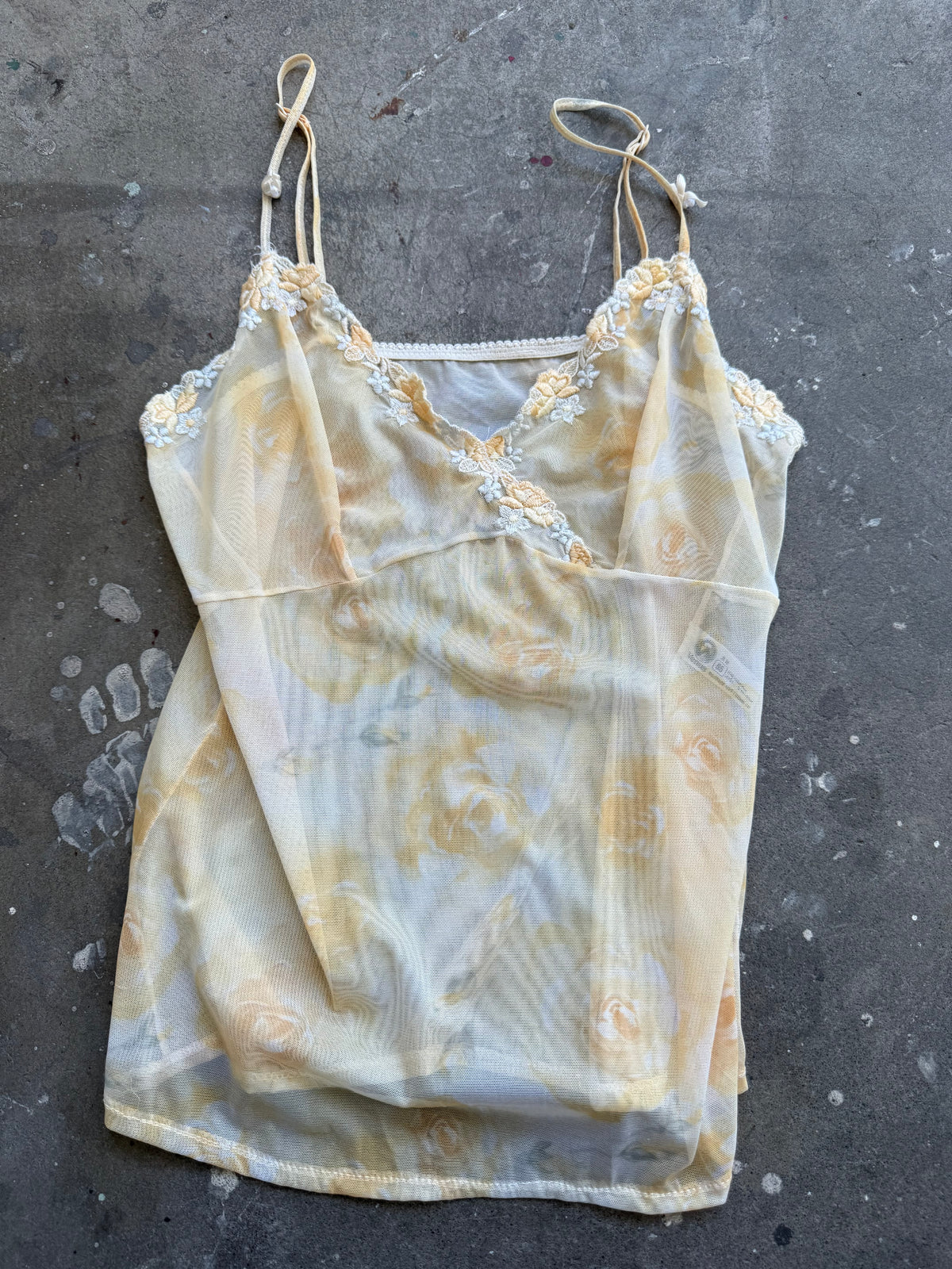 Sheer Floral Printed Cami