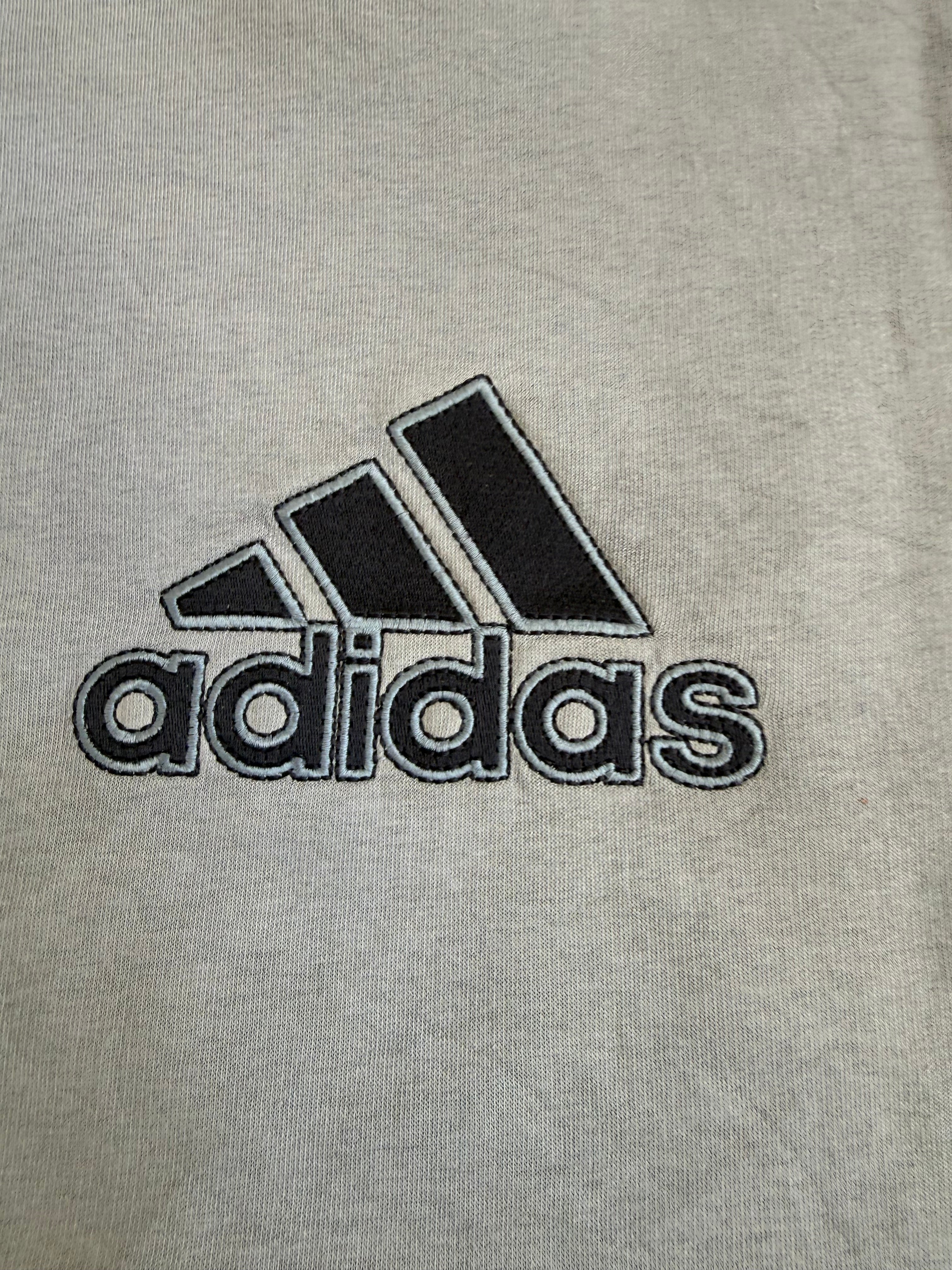 Green Adidas Spellout Jumper - L