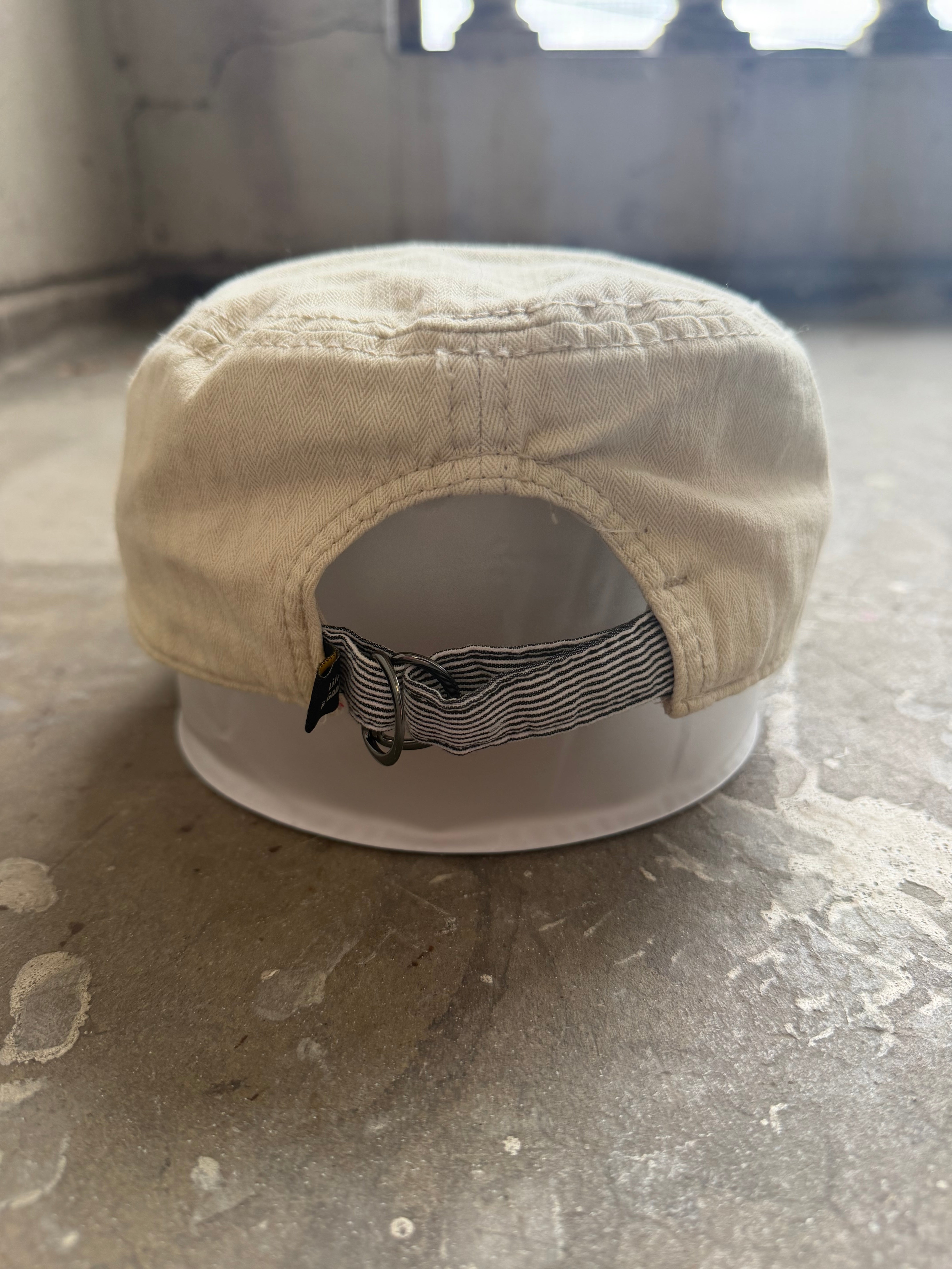 Cream Heart Cadet Hat