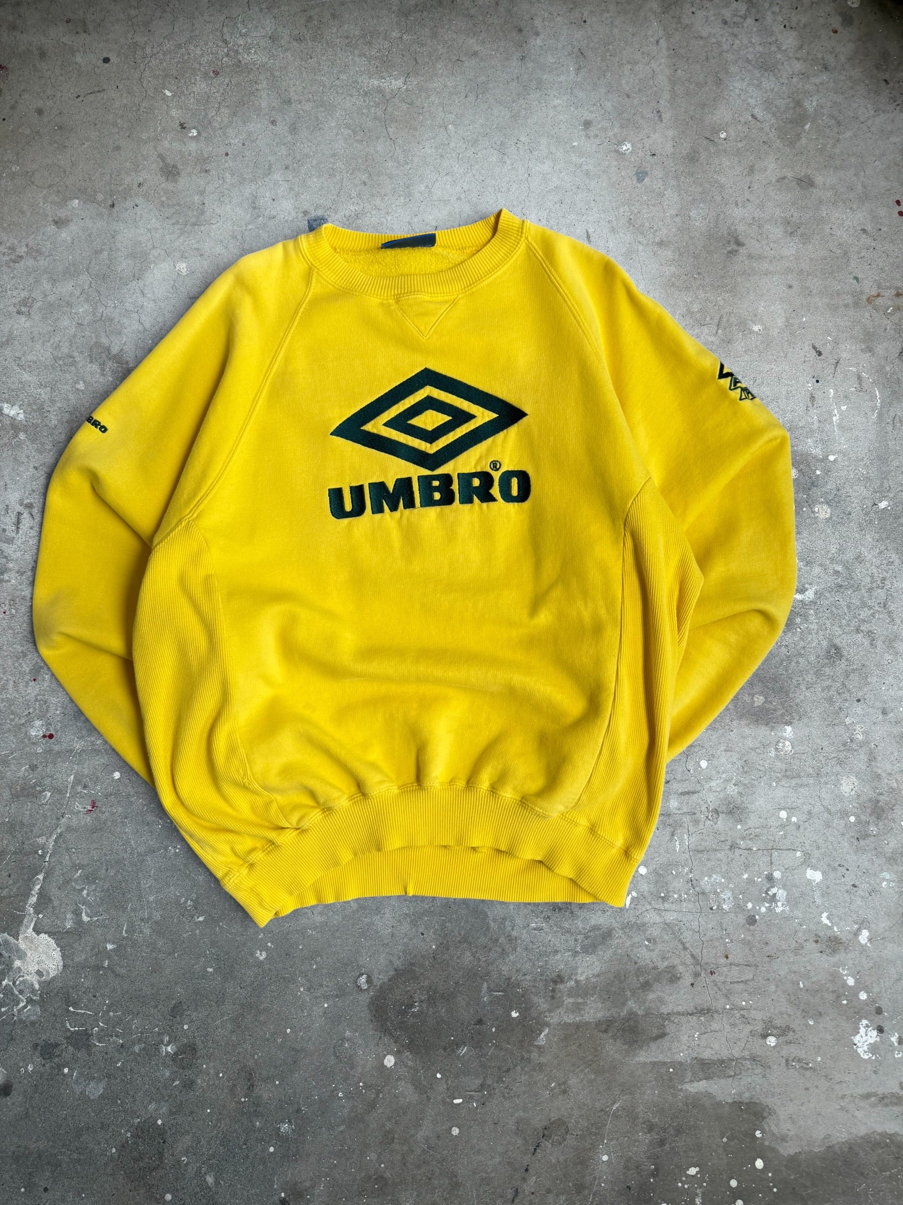 Yellow Umbro Pro Training Jumper - L