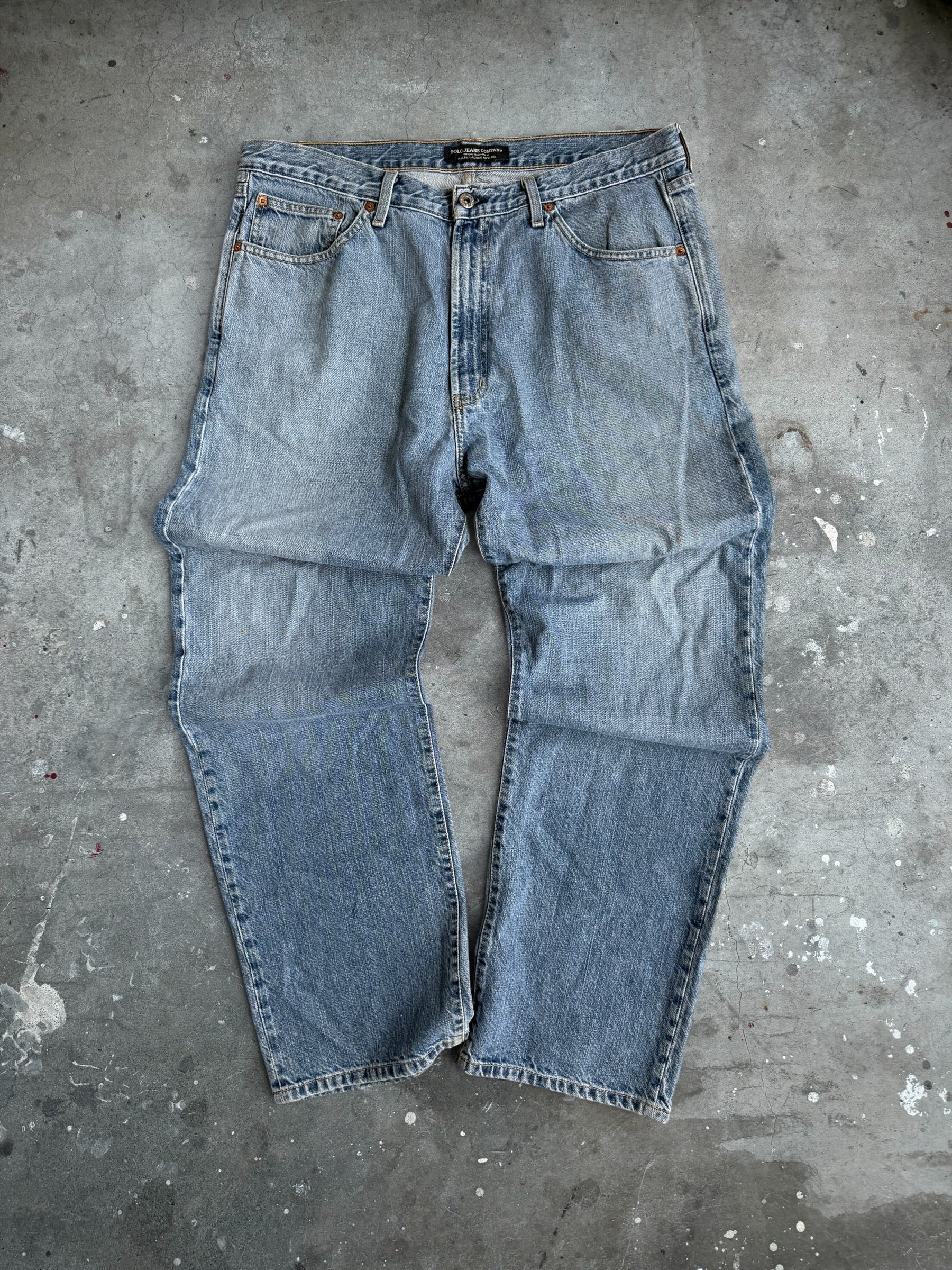Washed Ralph Lauren Denim Jeans - 36”