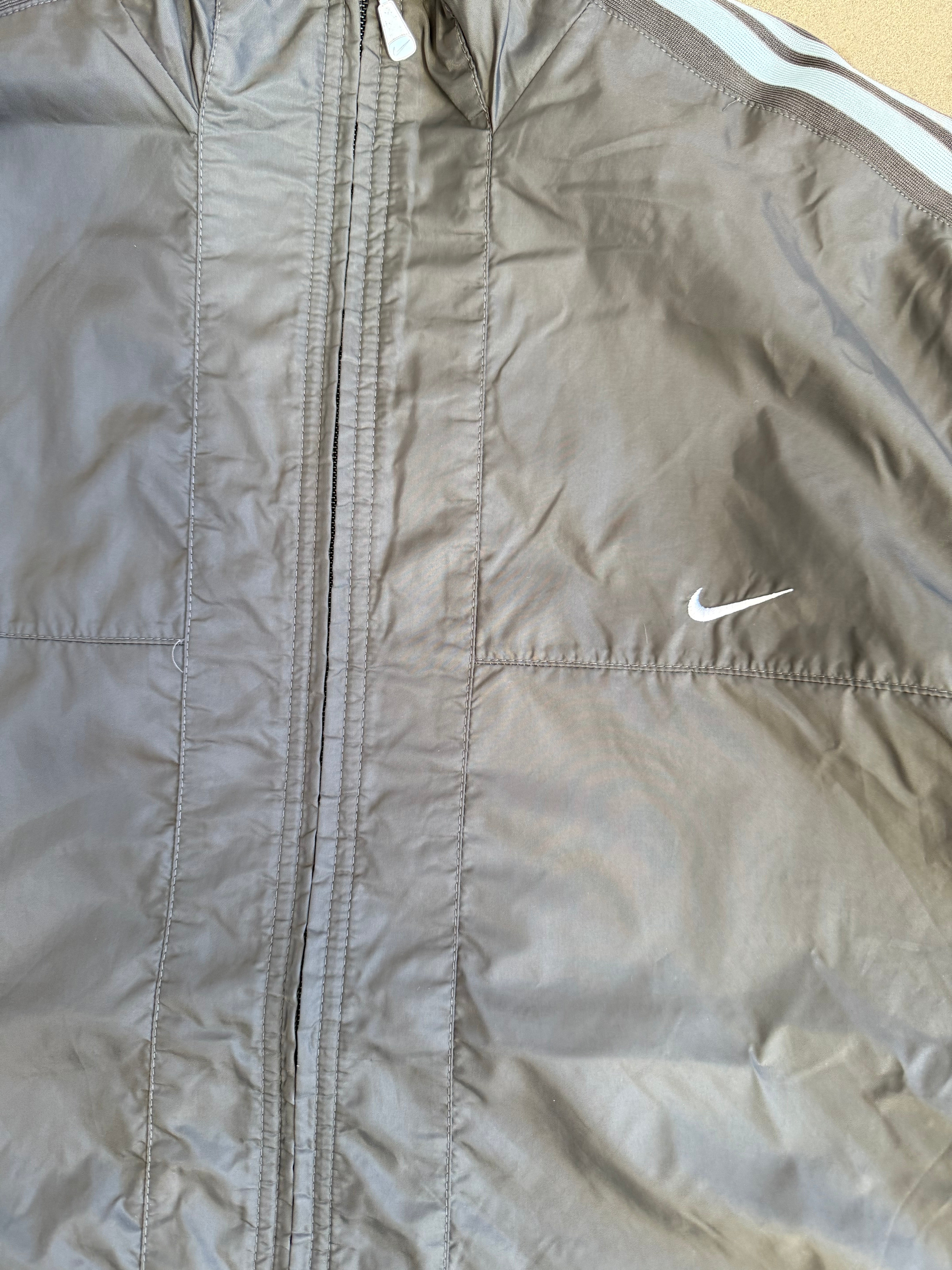 Charcoal Striped Spray Jacket - XL