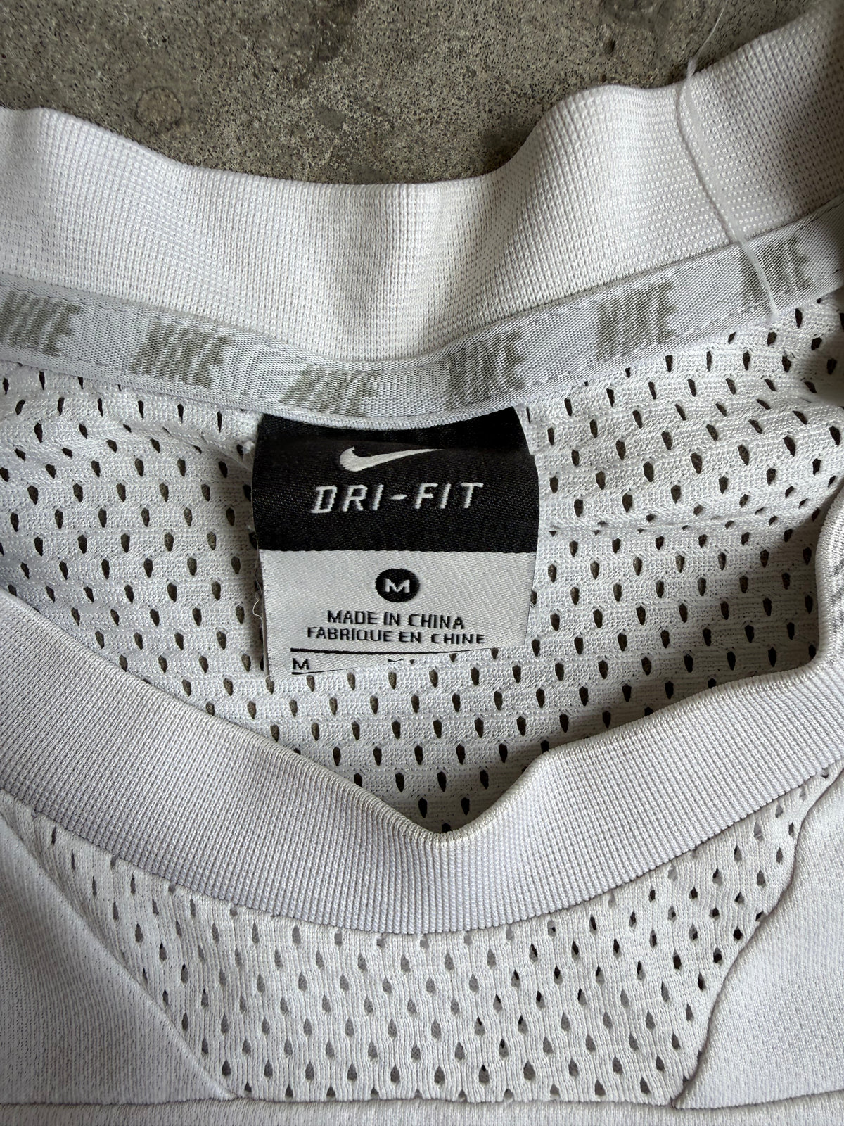 White Nike Singlet - M