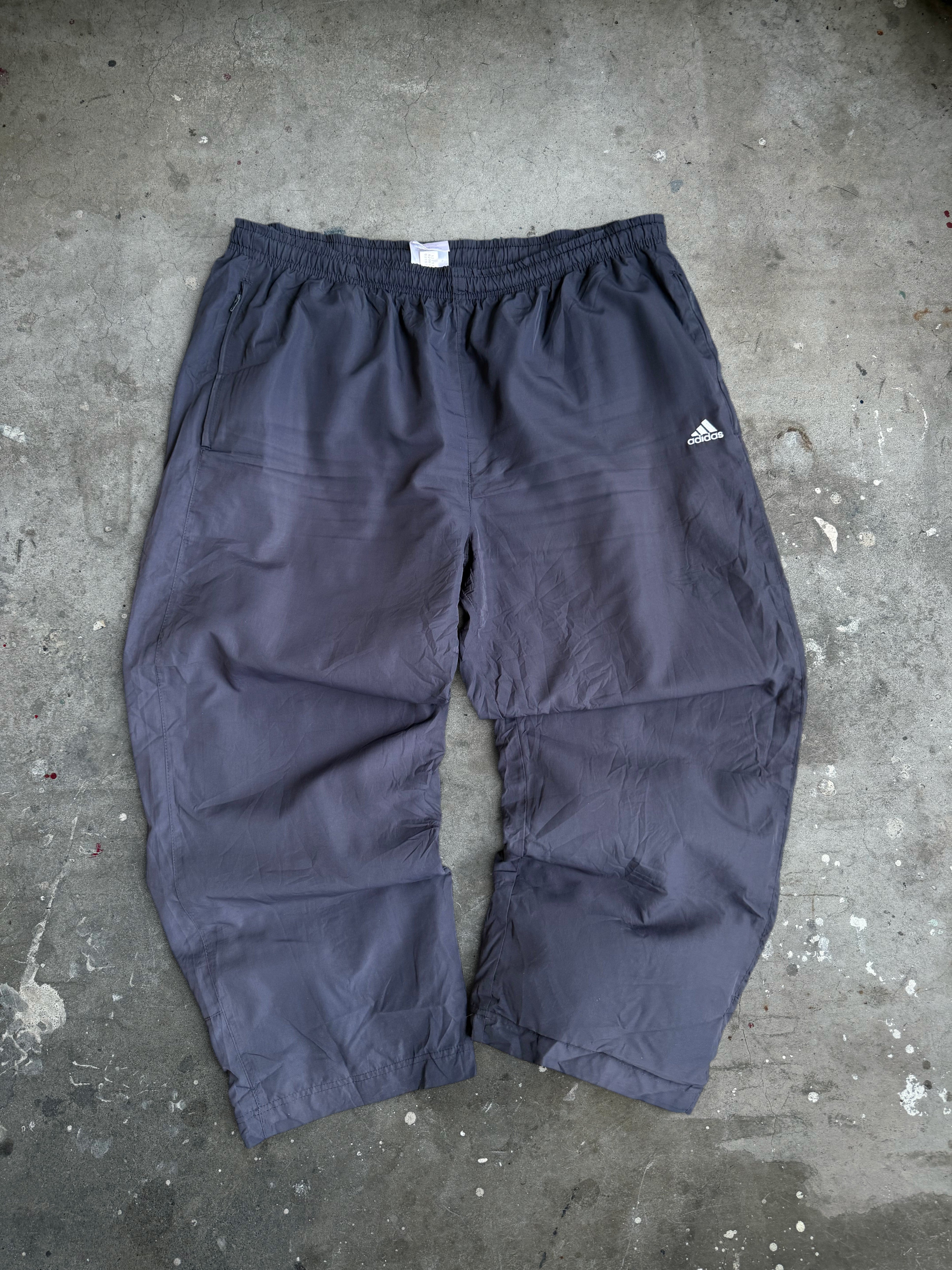 Charcoal Adidas Trackpants - XL