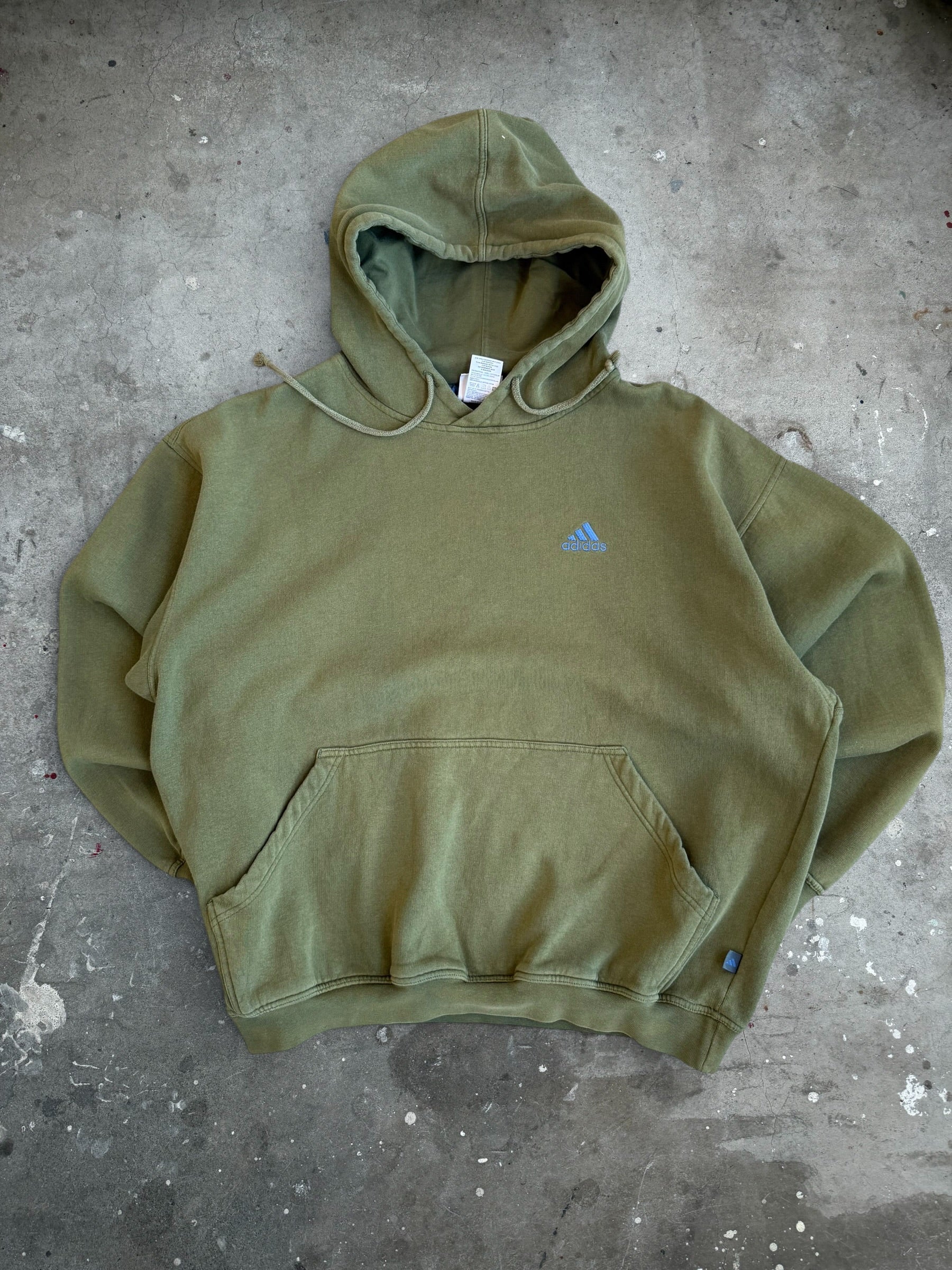 Green Adidas Hoodie - M