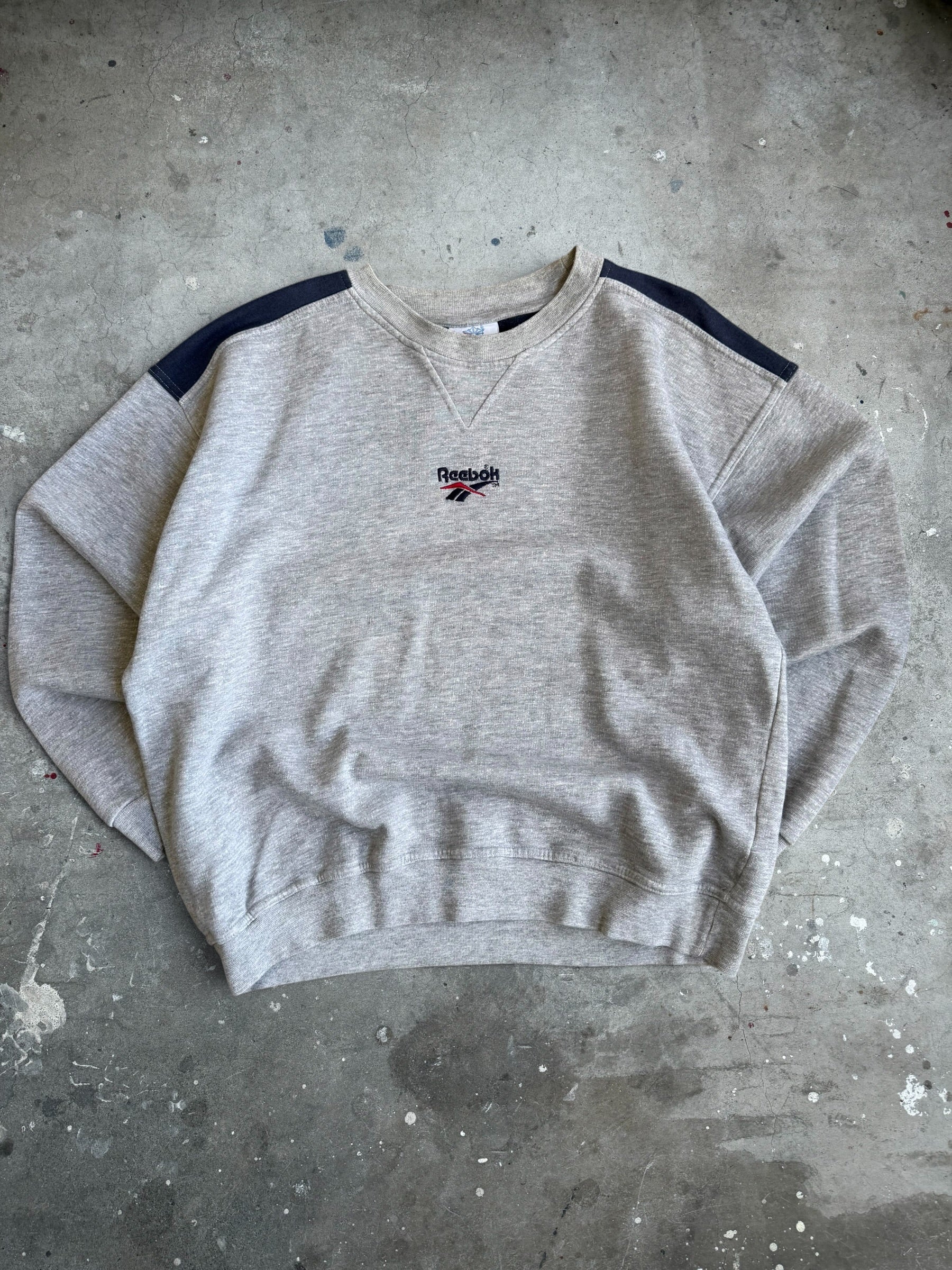 Grey Reebok Jumper - L