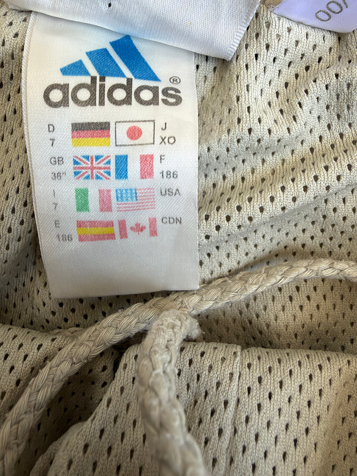 Cream Adidas Trackpants - XL