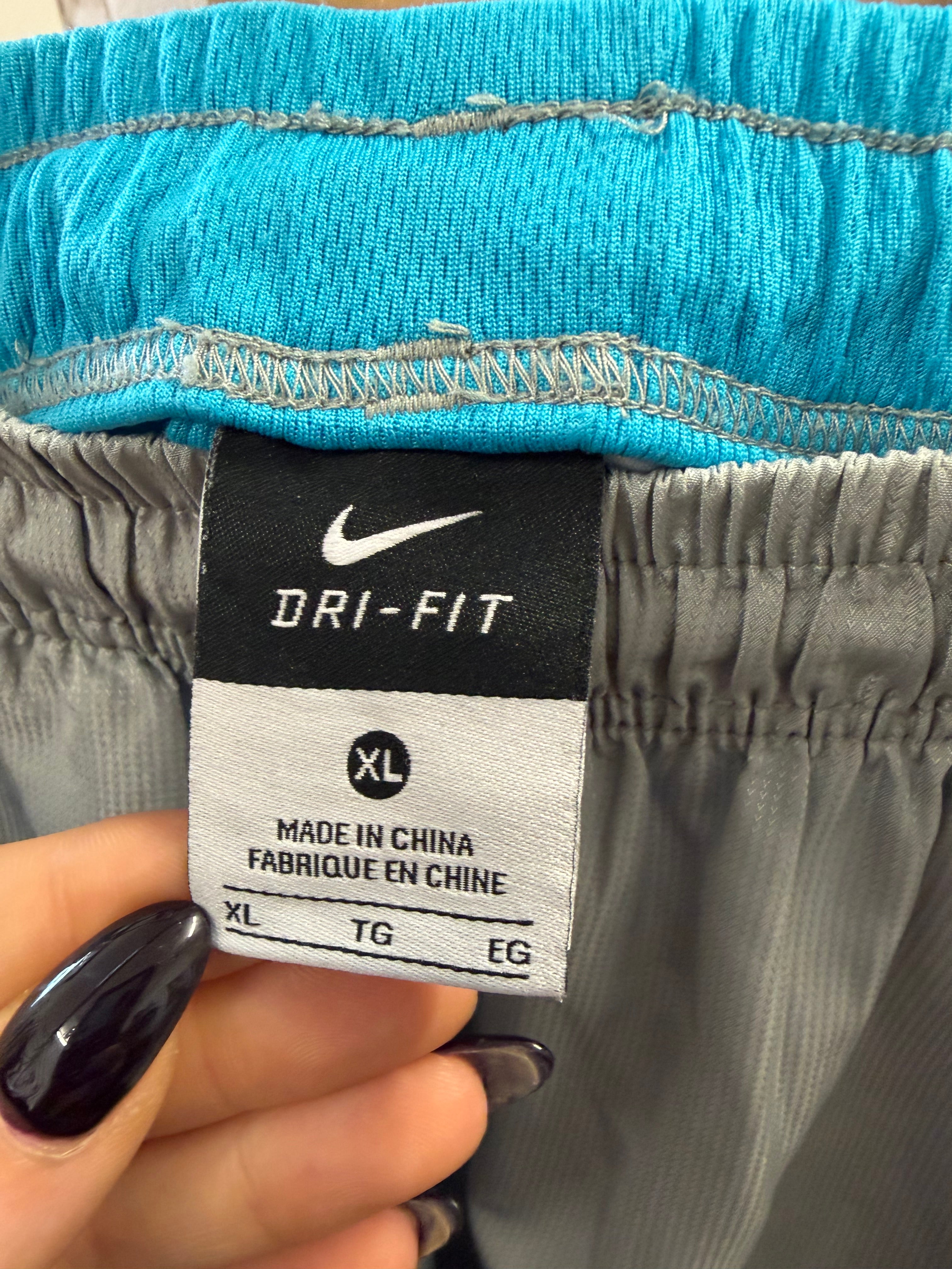 Grey & Blue Nike Trackpants - XL