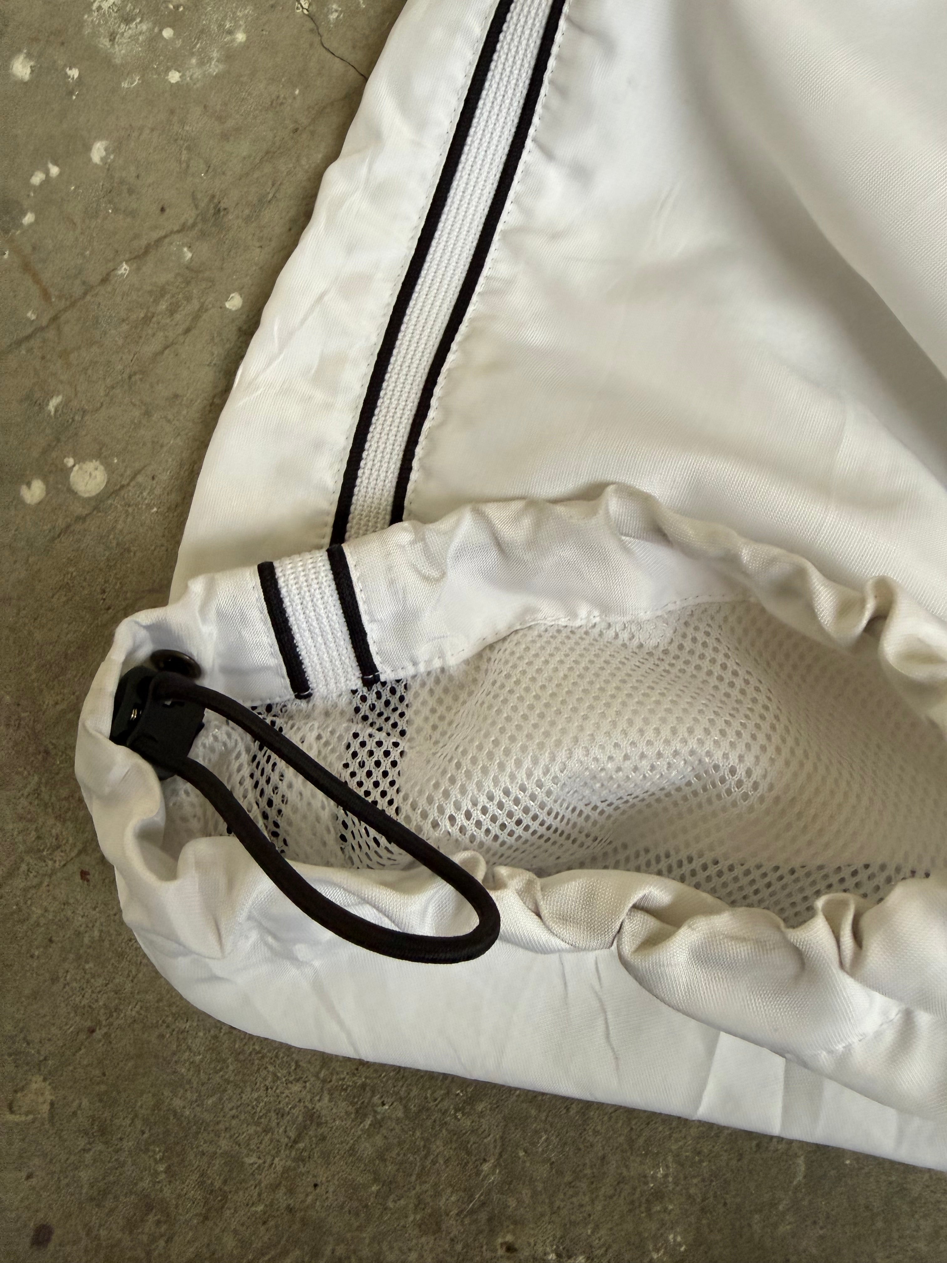 White Nike Trackpants - M