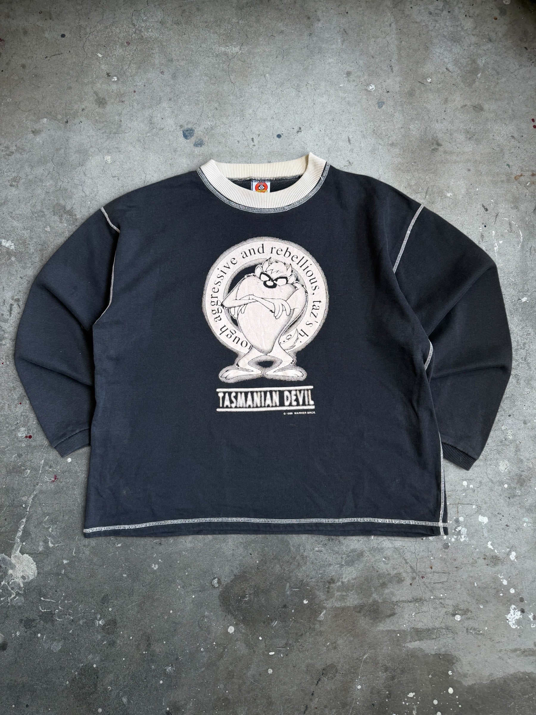 90s Tazzie Devil Jumper - L