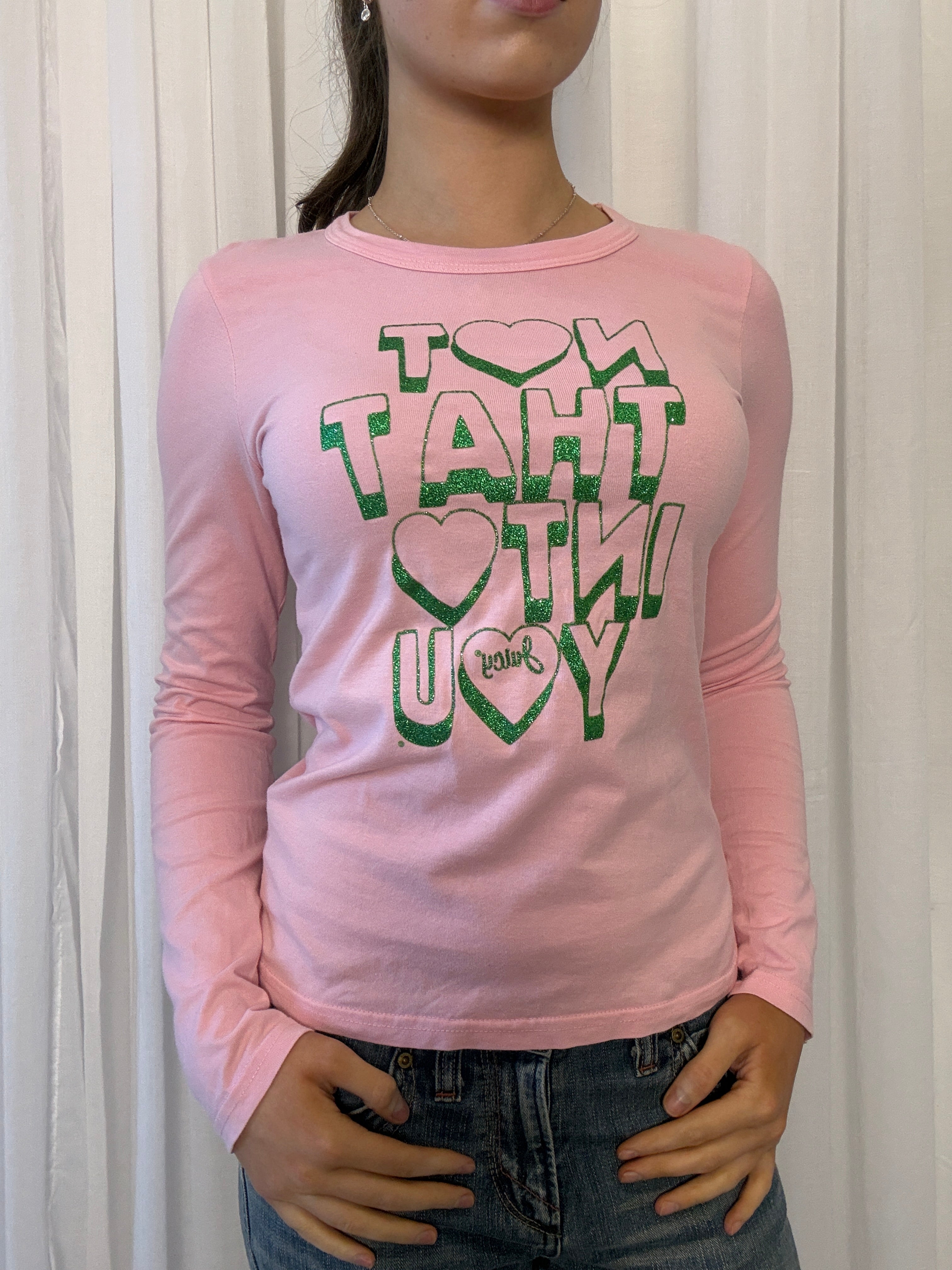 “Not that into you” Juicy Long Sleeve - S
