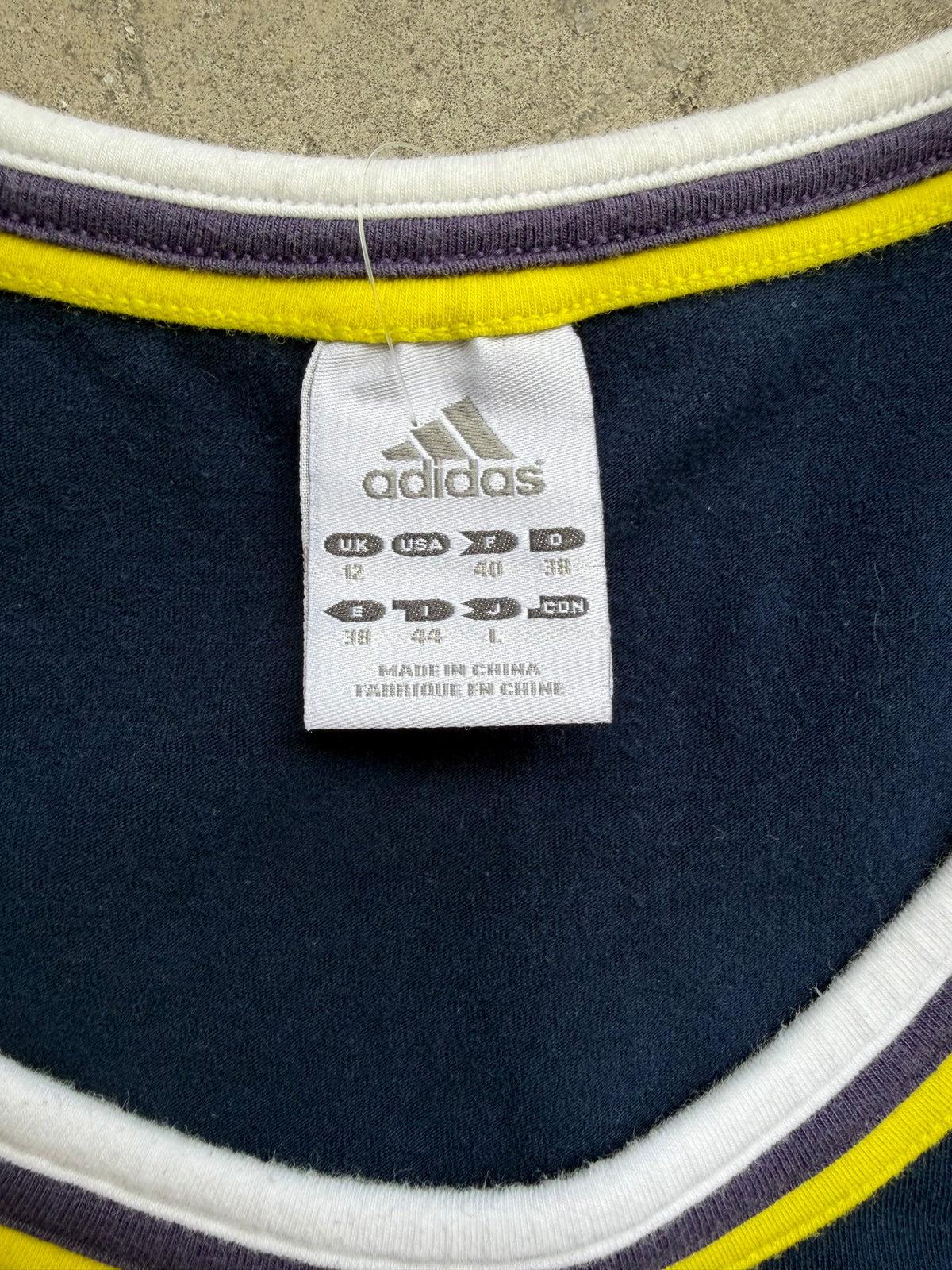 Navy Adidas “3” Tank