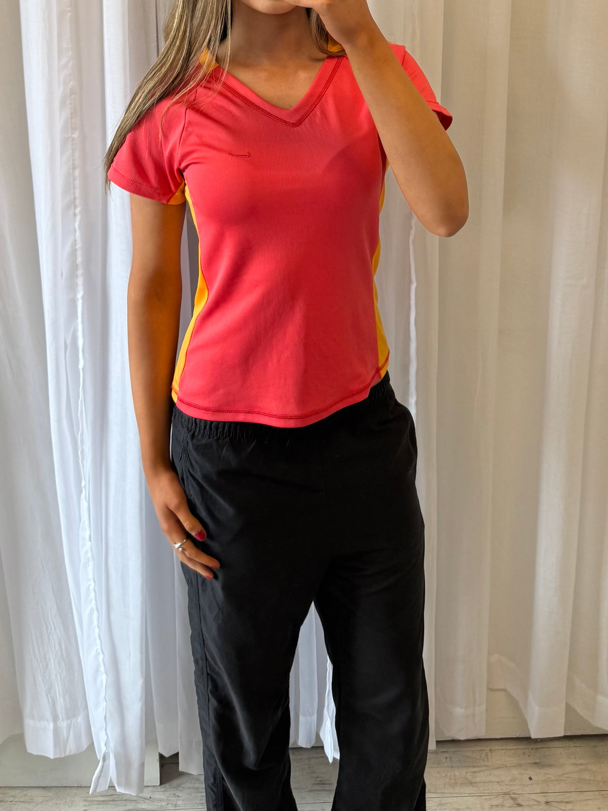 Hot Pink & Orange Nike Jersey