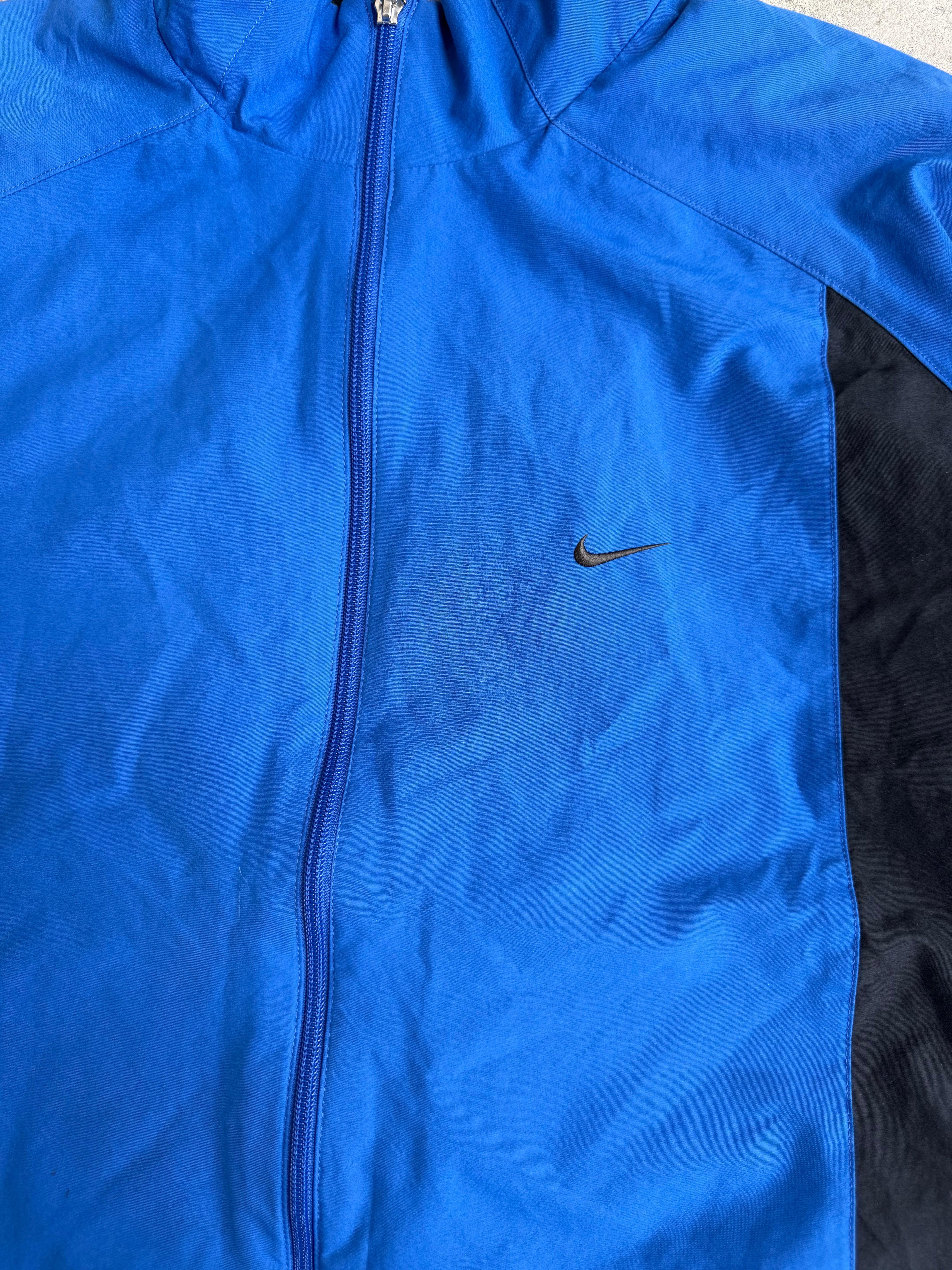Blue Nike Spray Jacket - L