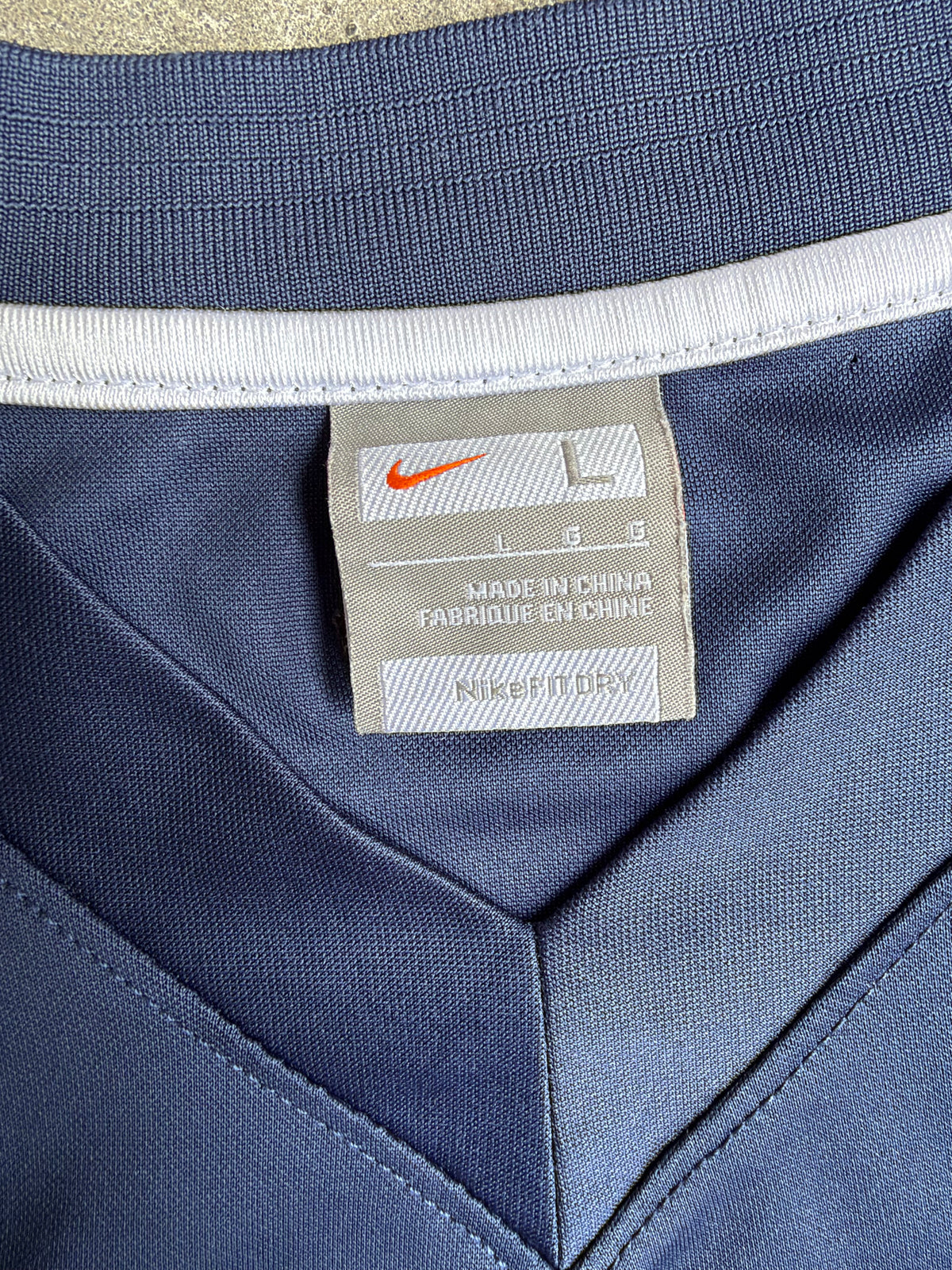 Navy + Red Nike Singlet - L