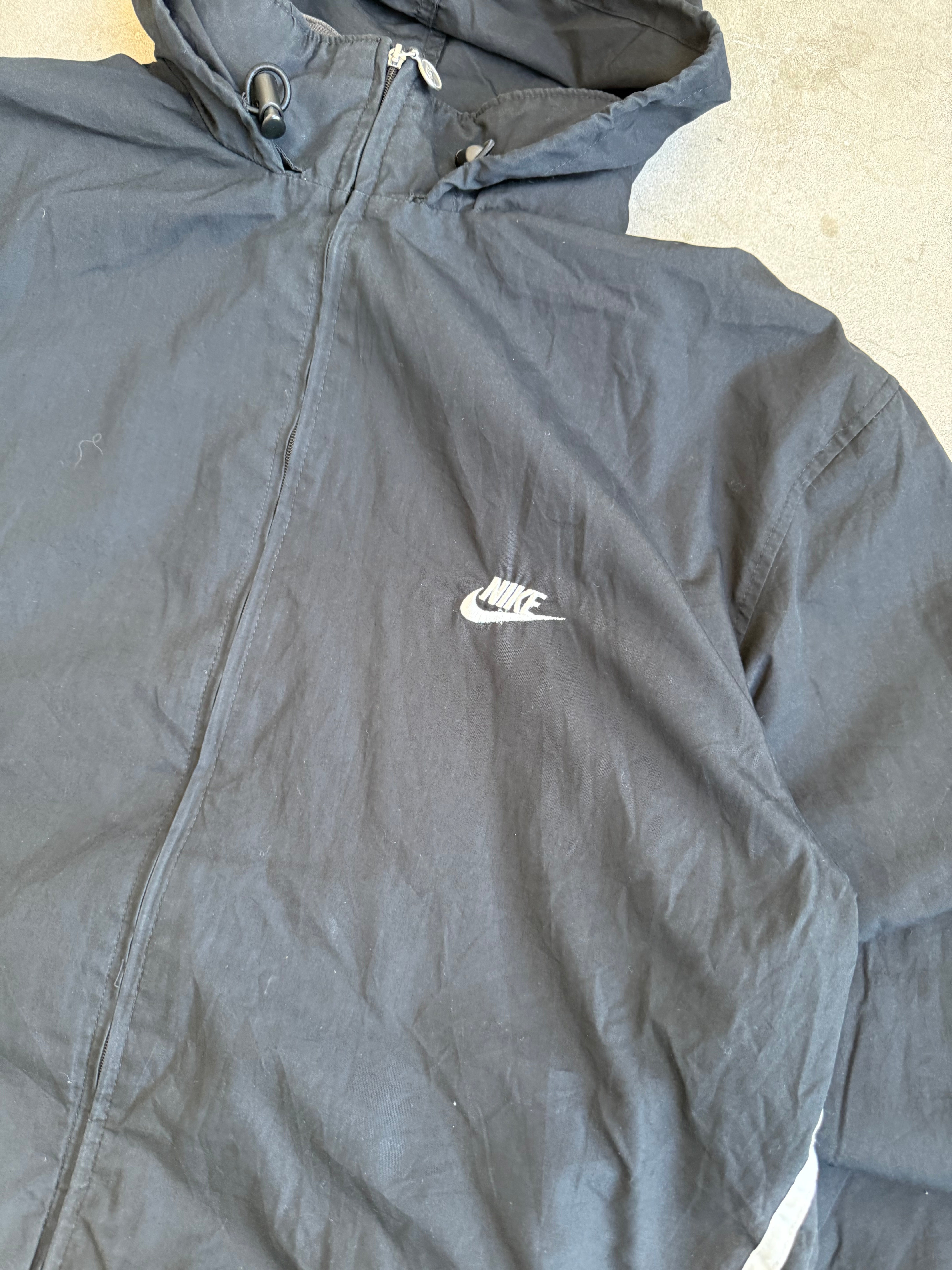 Black Nike Hooded Spray Jacket - XL