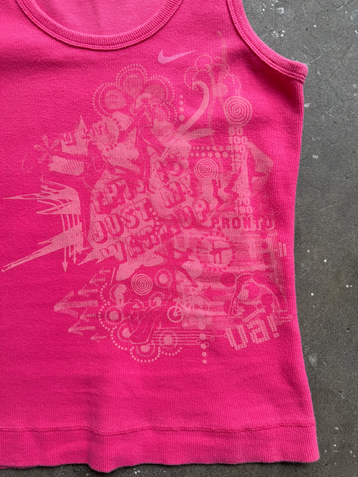 Pink Nike Graphic Tank