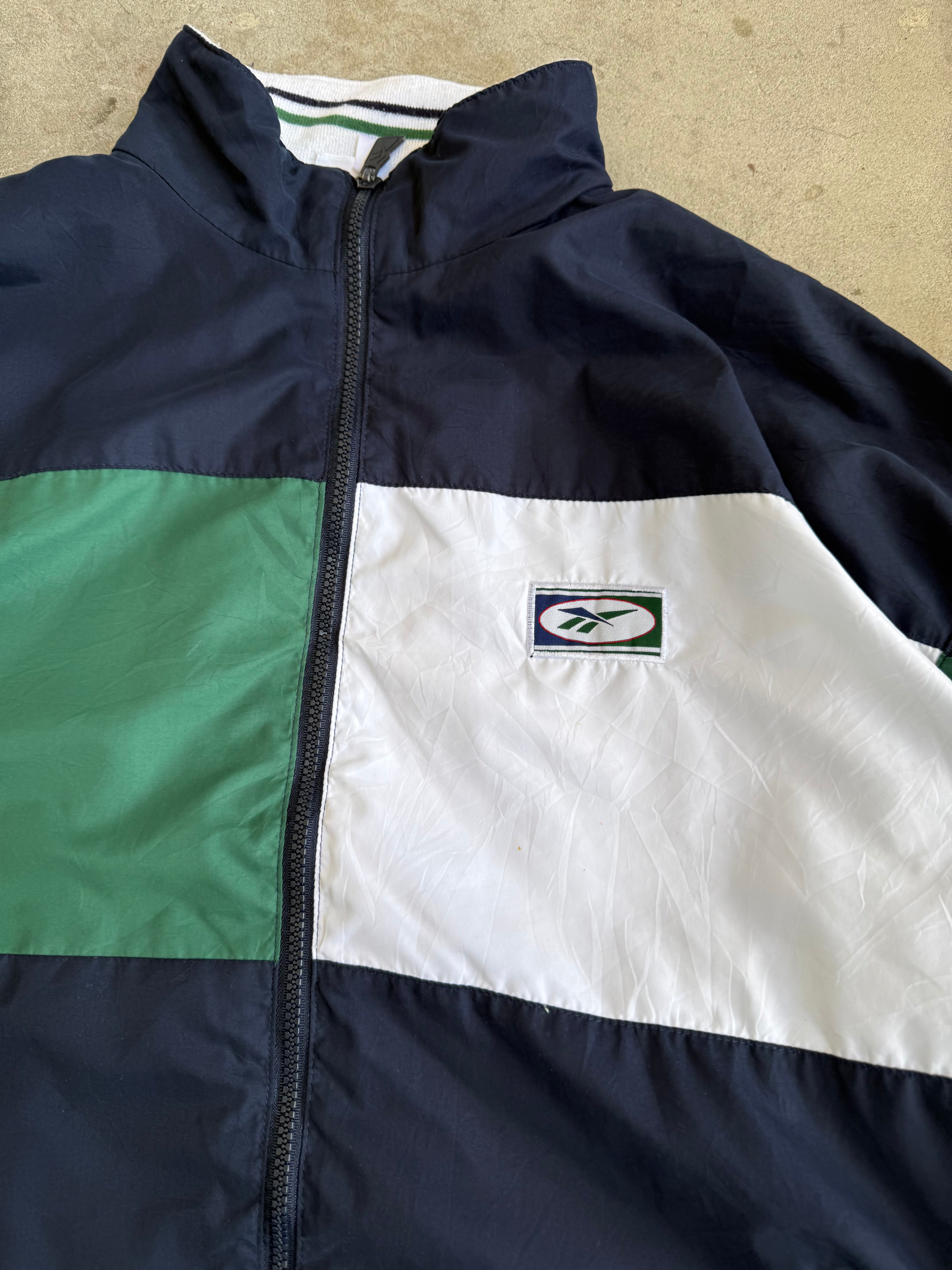 Graphic Reebok Spray Jacket - M
