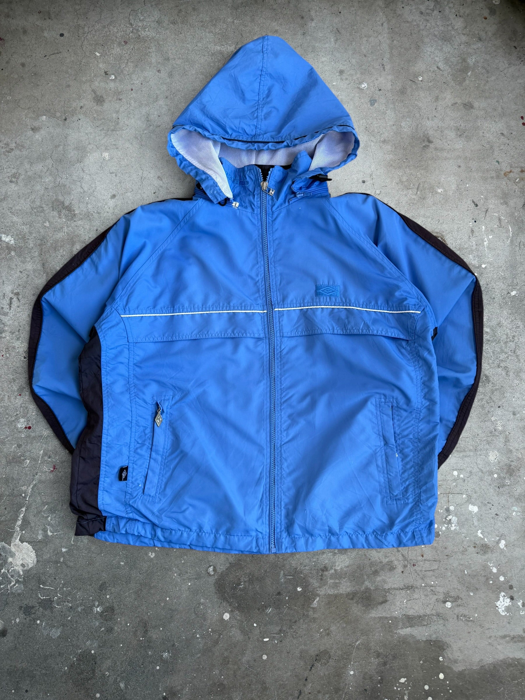 Blue Umbro Spray Jacket - M