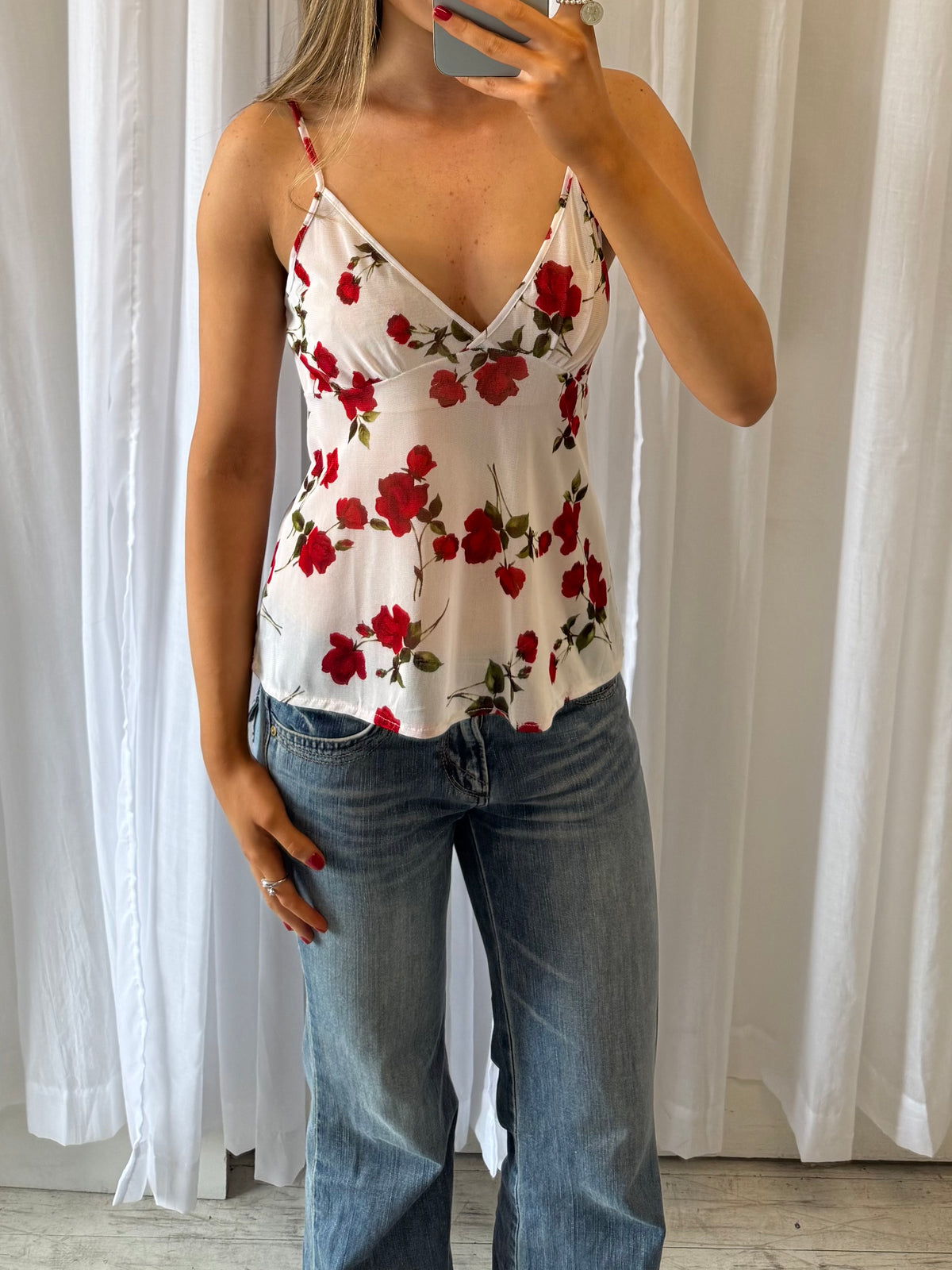 Rose Pattern Cami