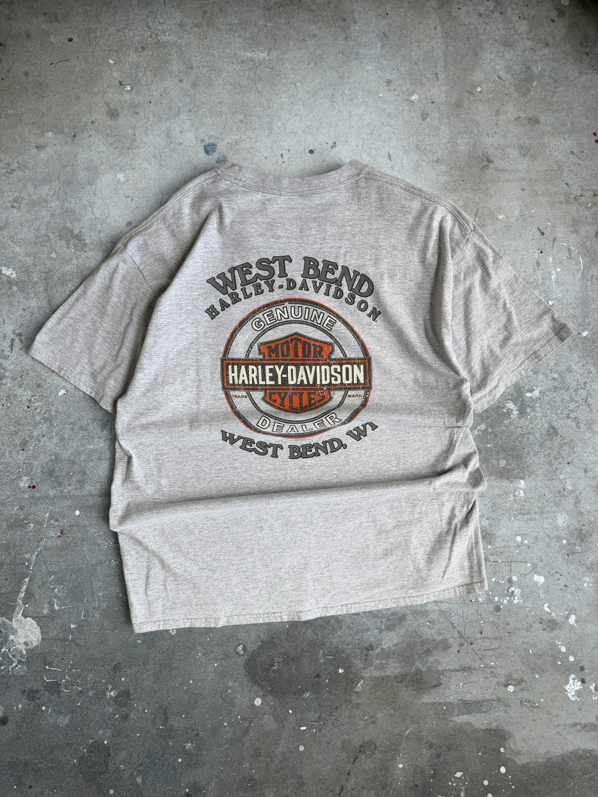 Harley Skull Pocket Tshirt - XL