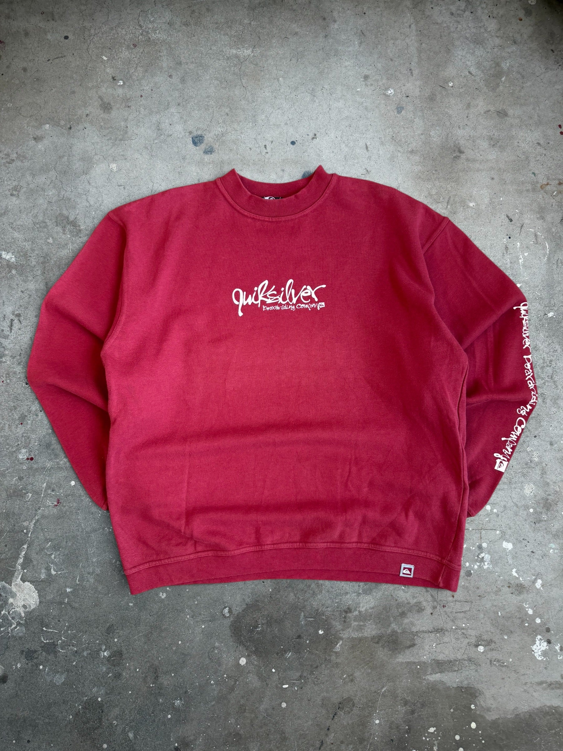 Maroon Quiksilver Jumper - L