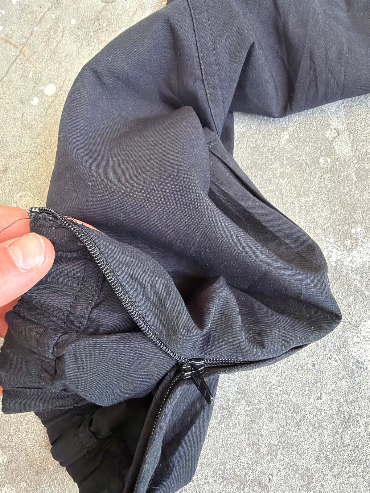 Black Adidas Trackpants - M