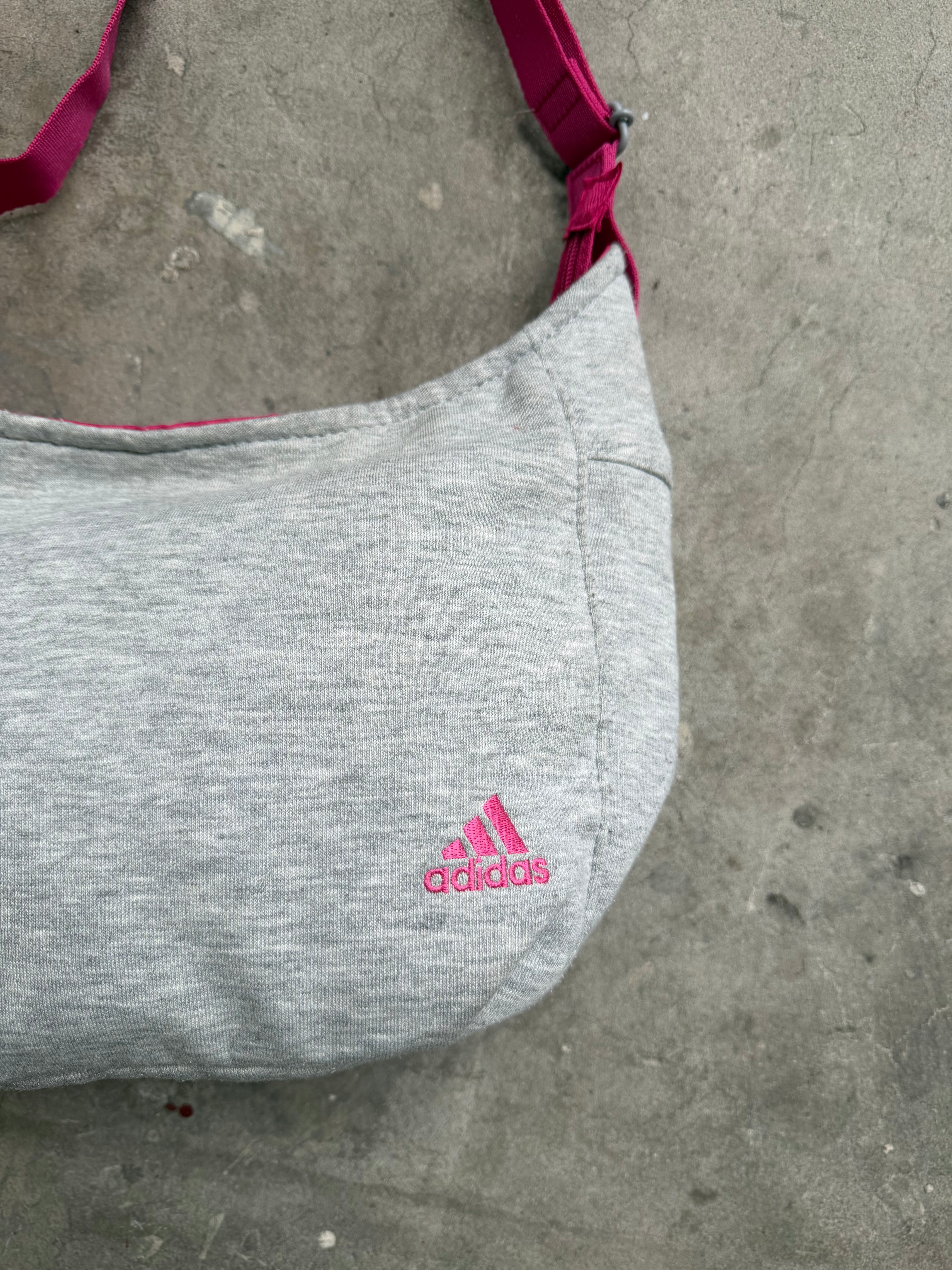 Grey & Pink Adidas Bag