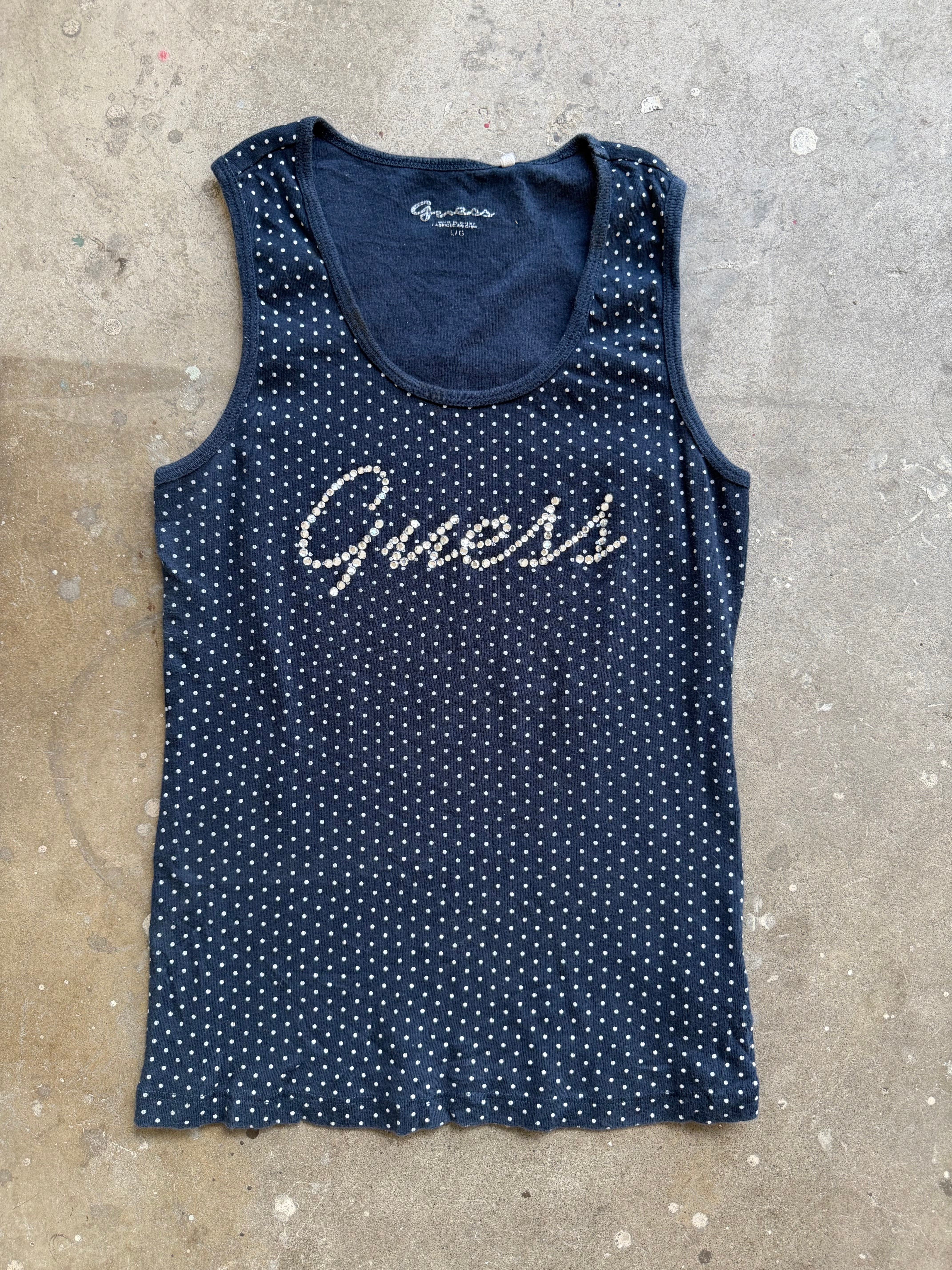 Polka Dot Guess Tank