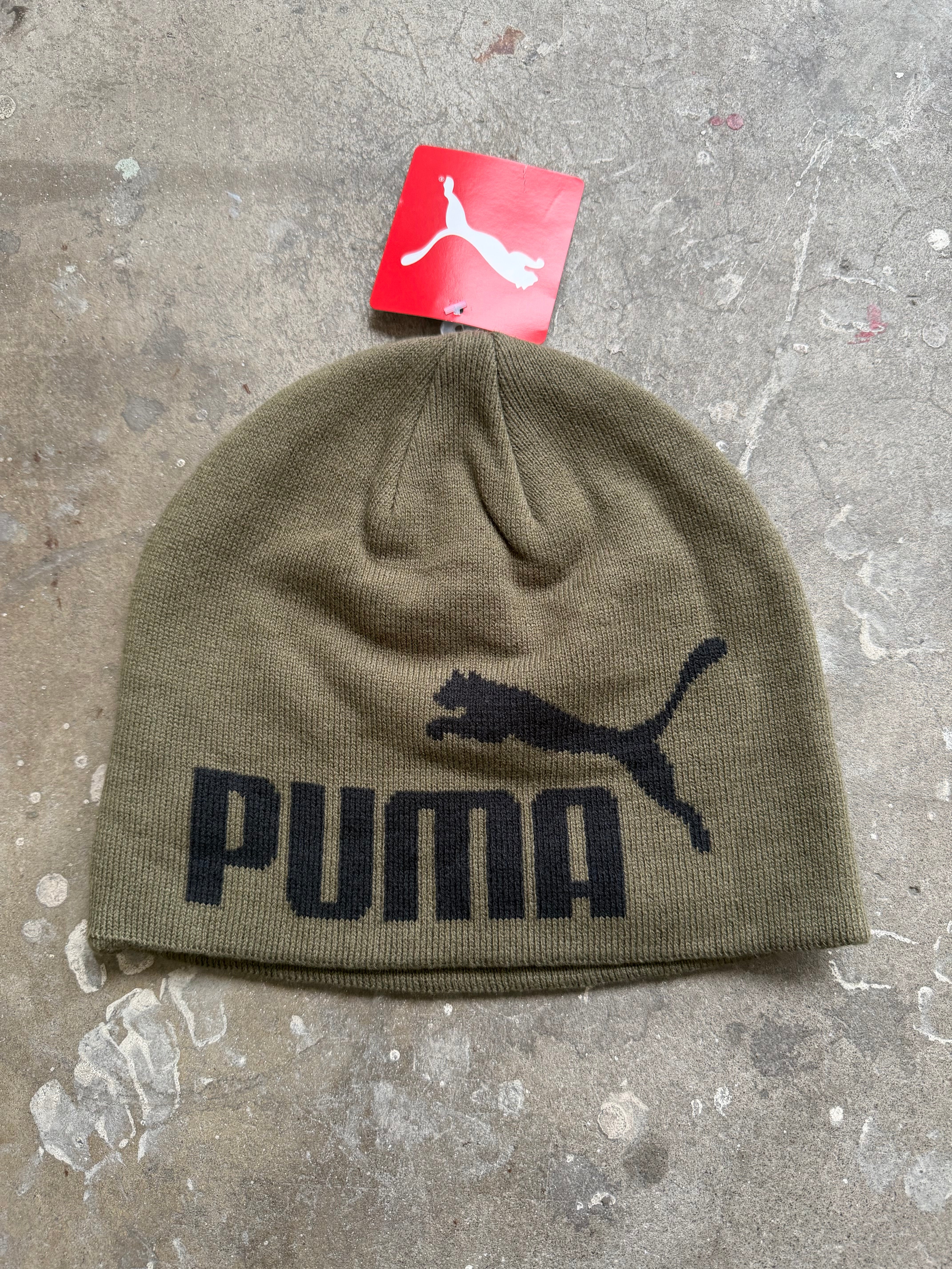 Khaki Puma Beanie