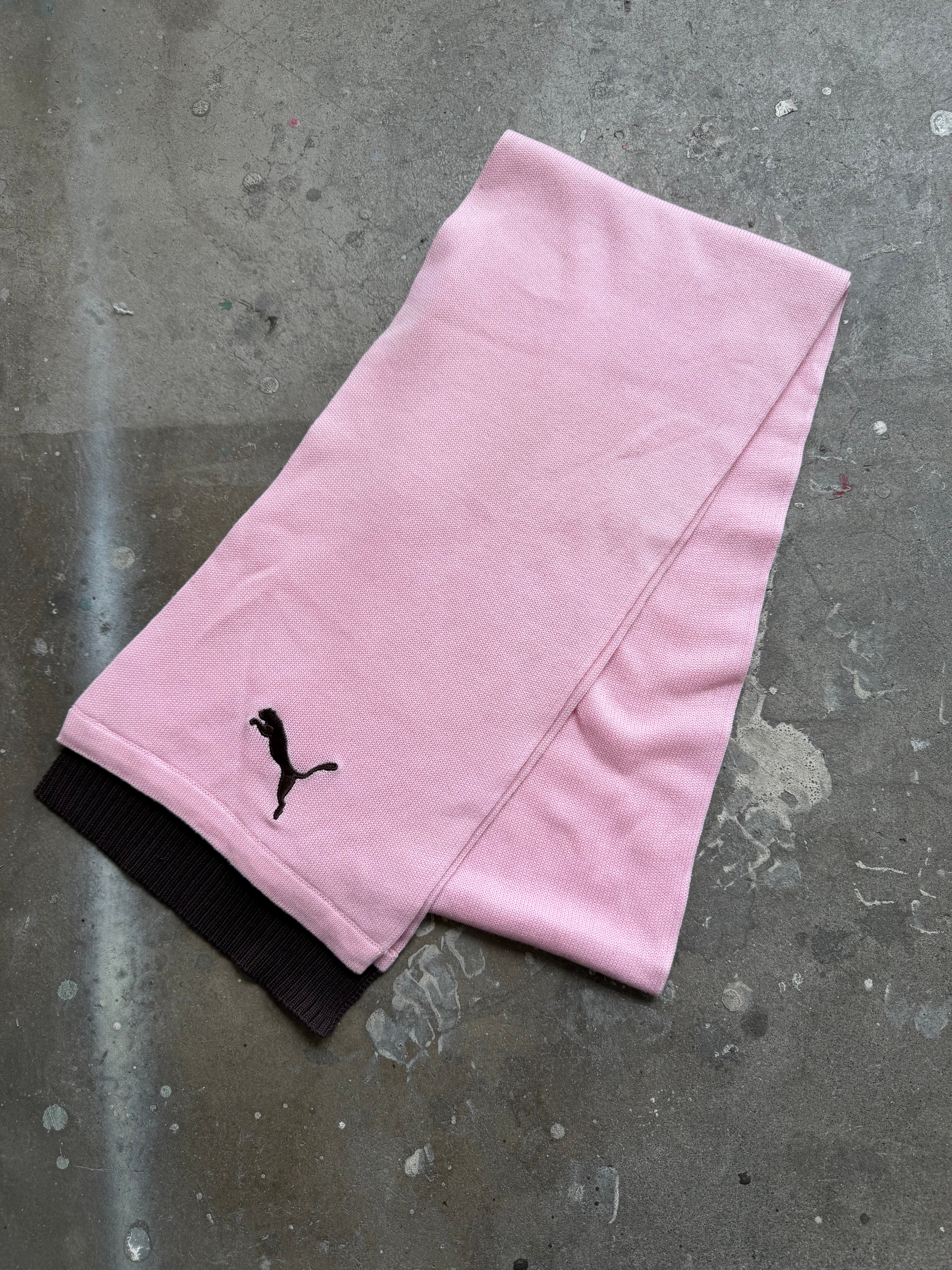 Pink & Brown Puma Scarf