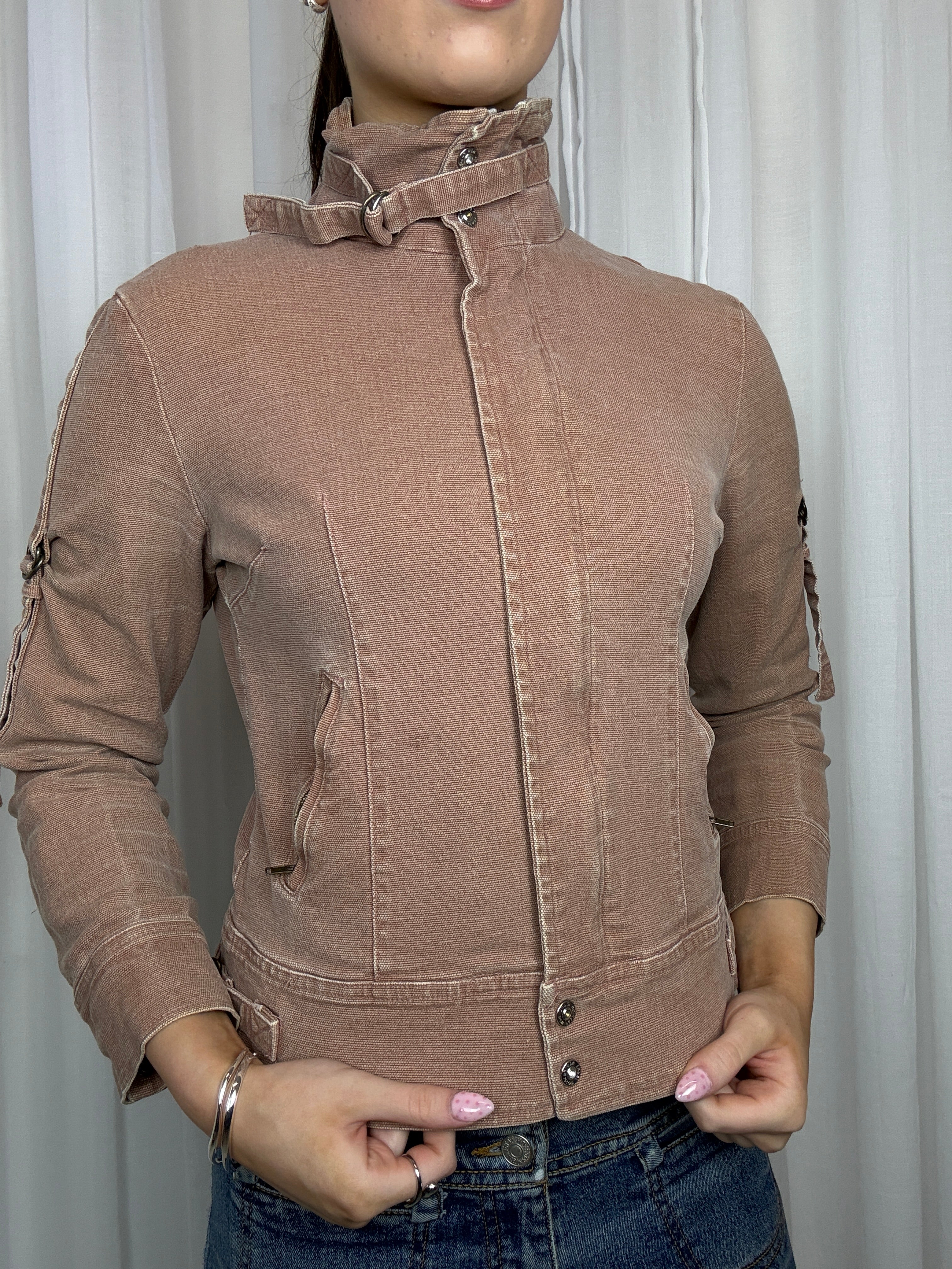 Pink “CYM” Buckle Jacket - XS
