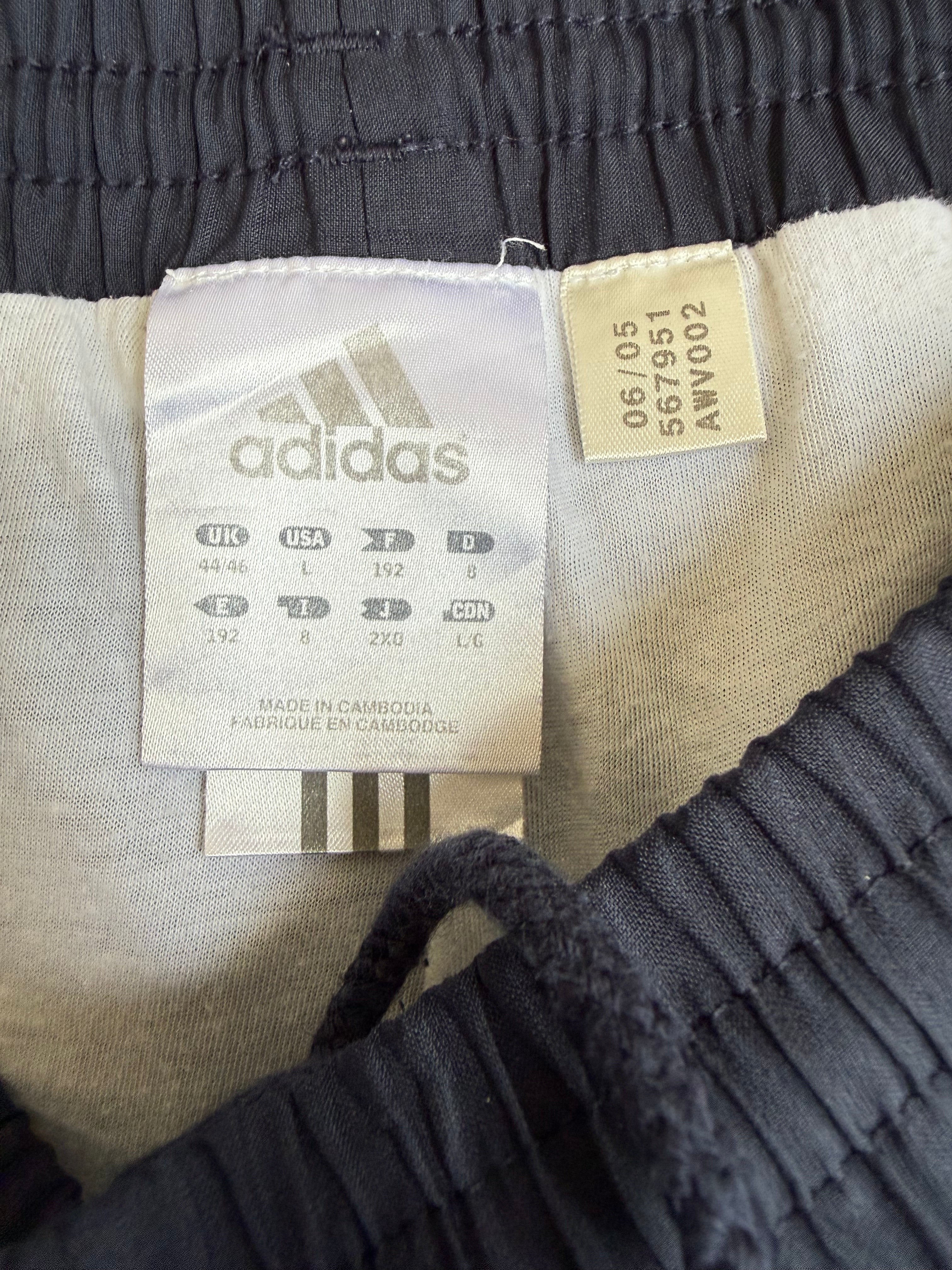 Navy Adidas Trackpants - L
