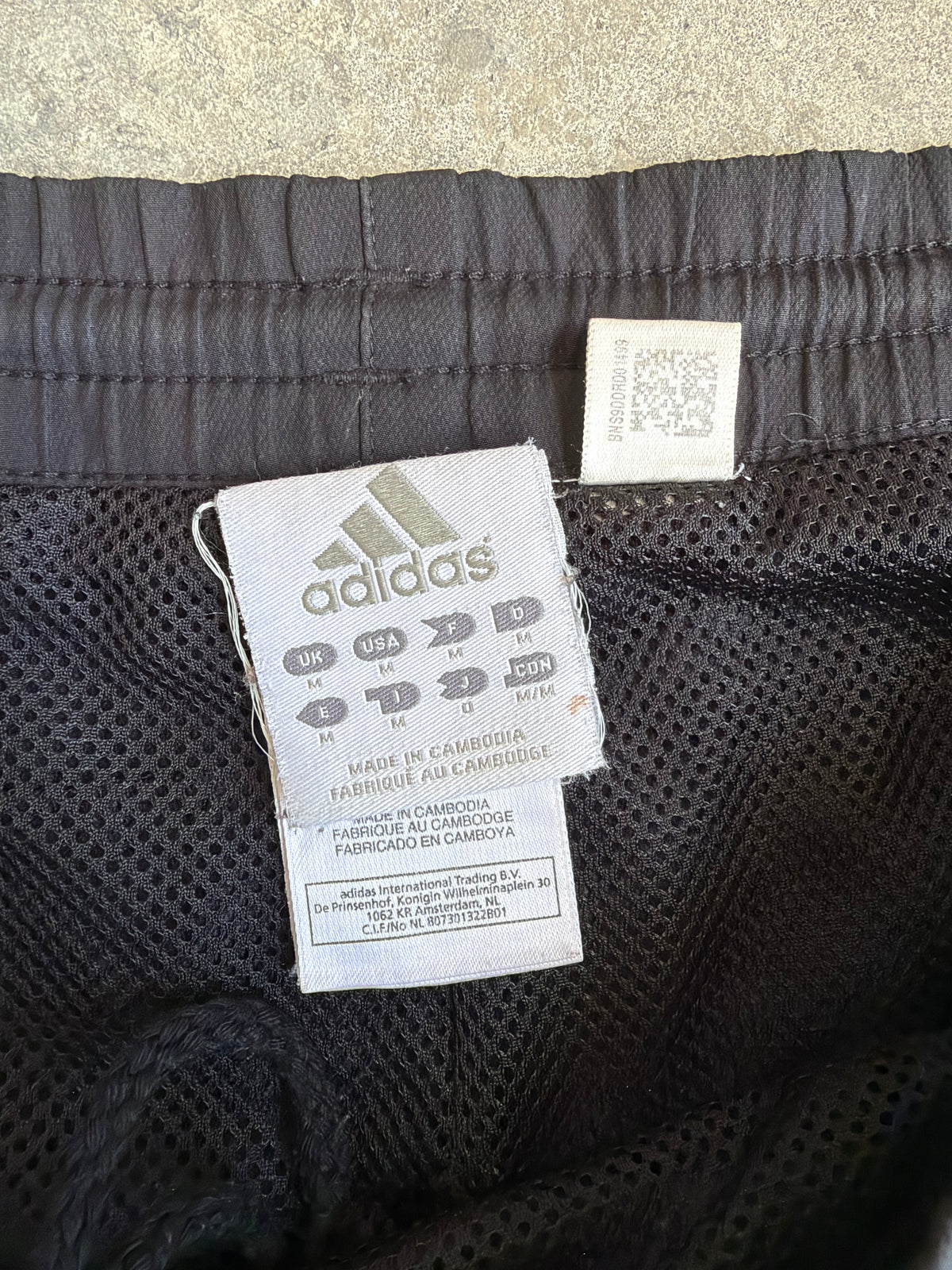 Black Adidas Trackpants - XL