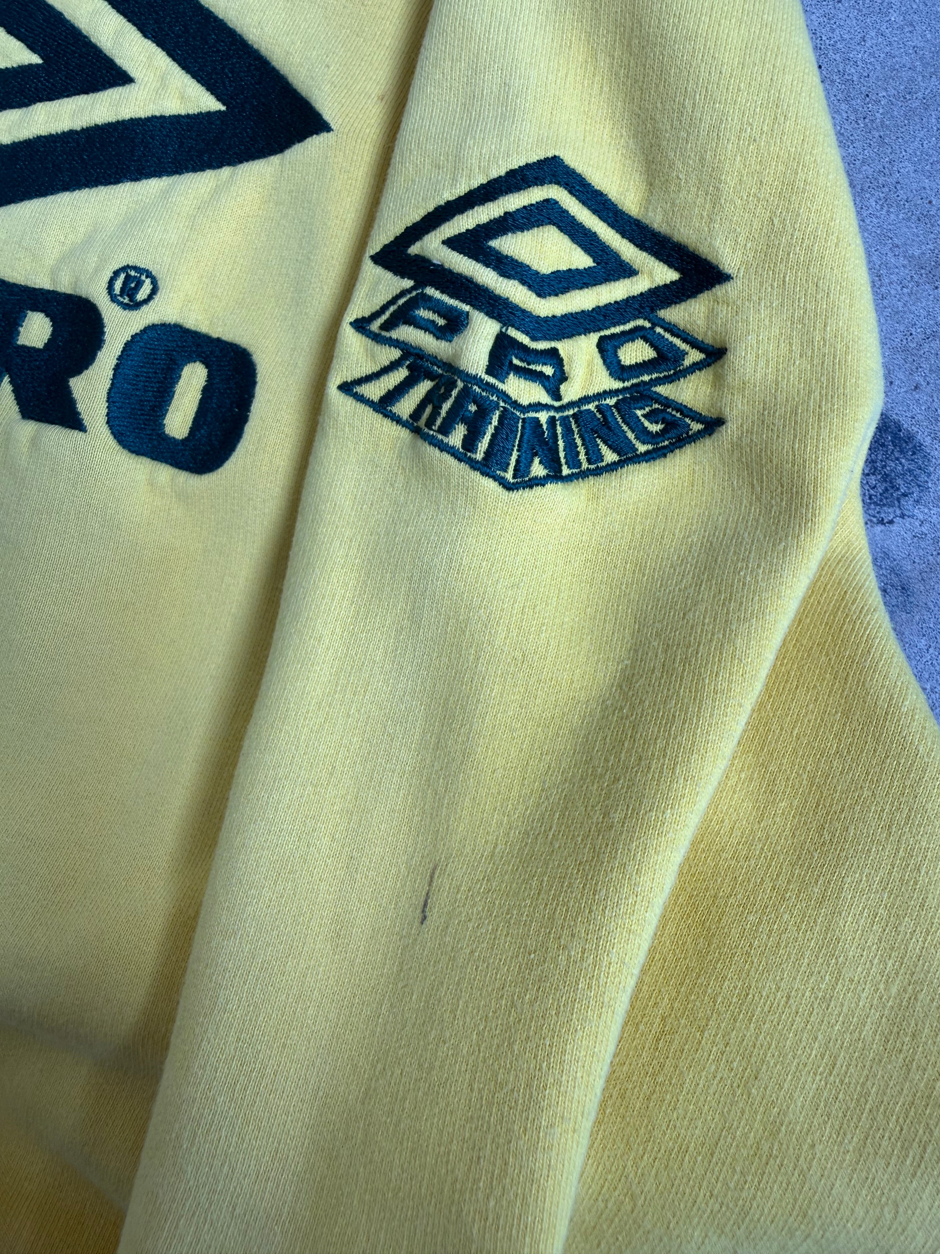 Yellow Umbro Pro Training Jumper - L