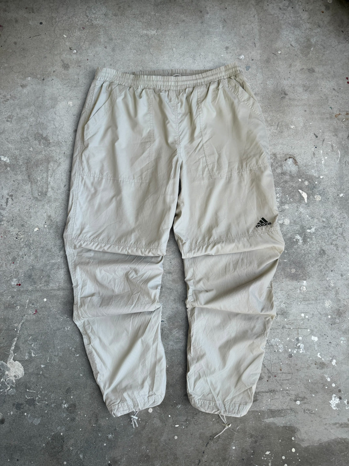 Cream Adidas Trackpants - XL