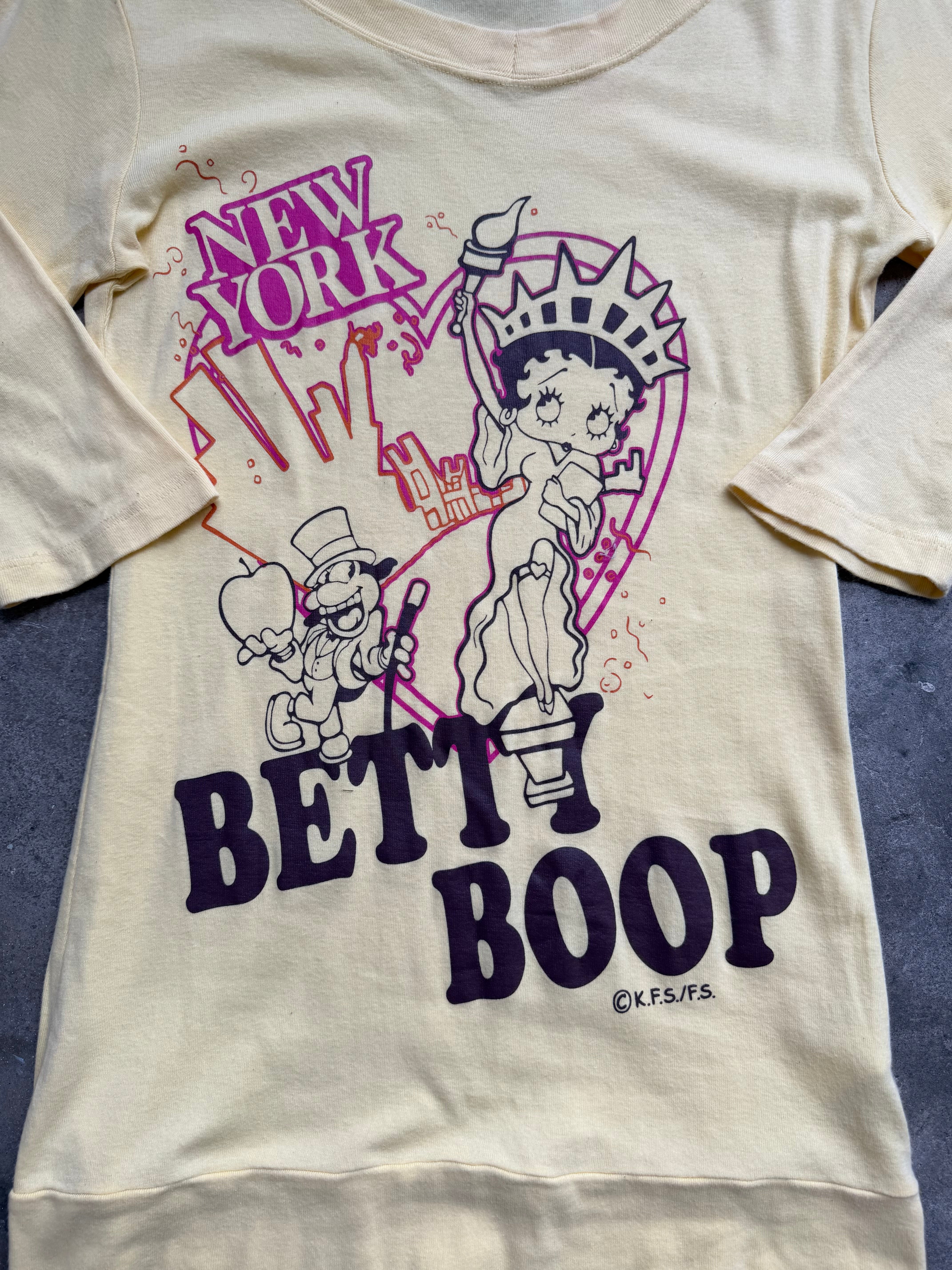 Betty Boop Dress / Long Top - L