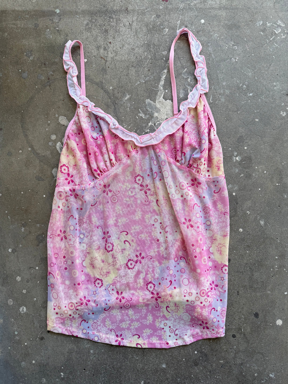 Pink Paisley Print Cami