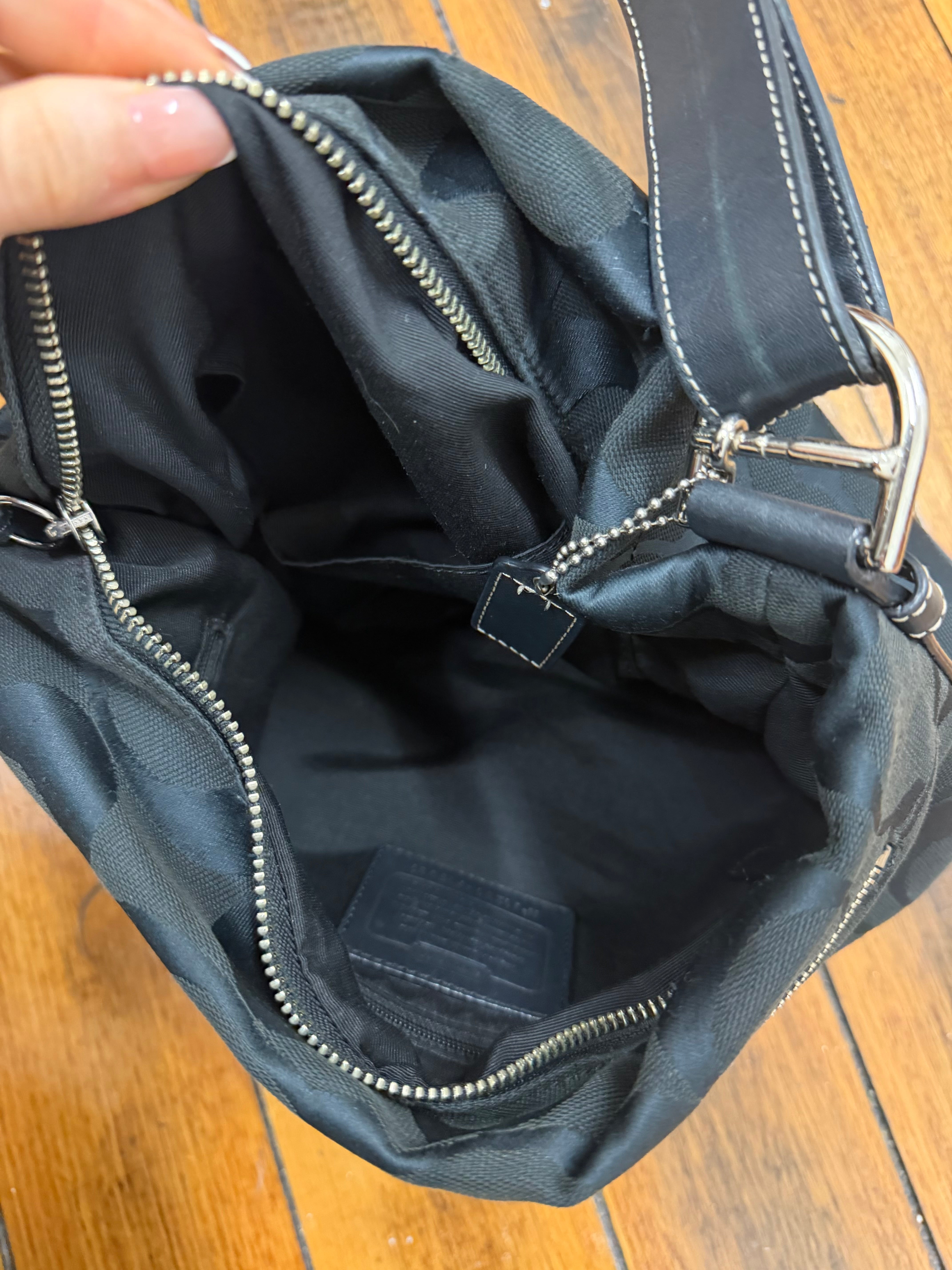 Black Coach Shoulder Bag