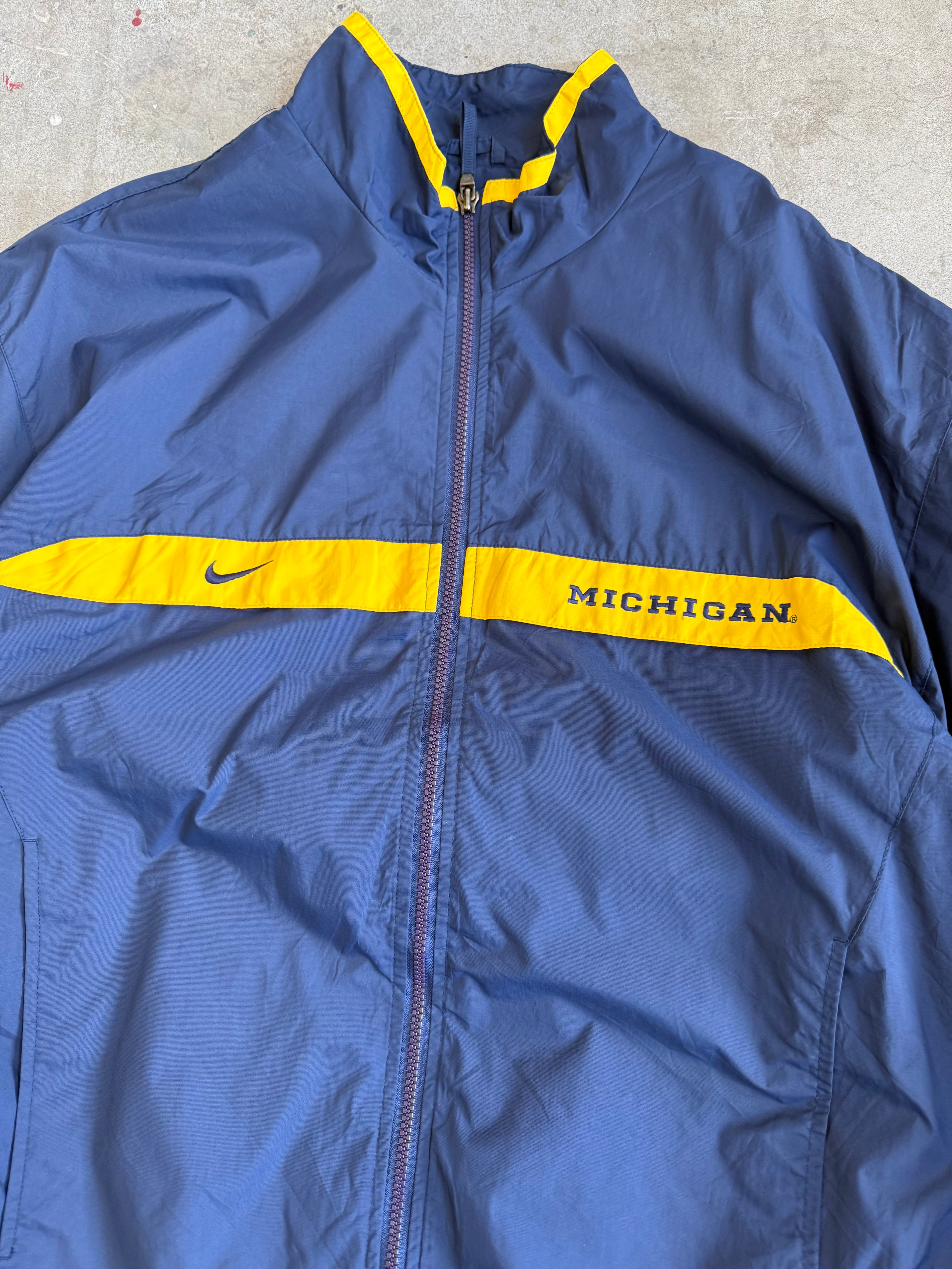 Michigan Nike Spray Jacket - XL