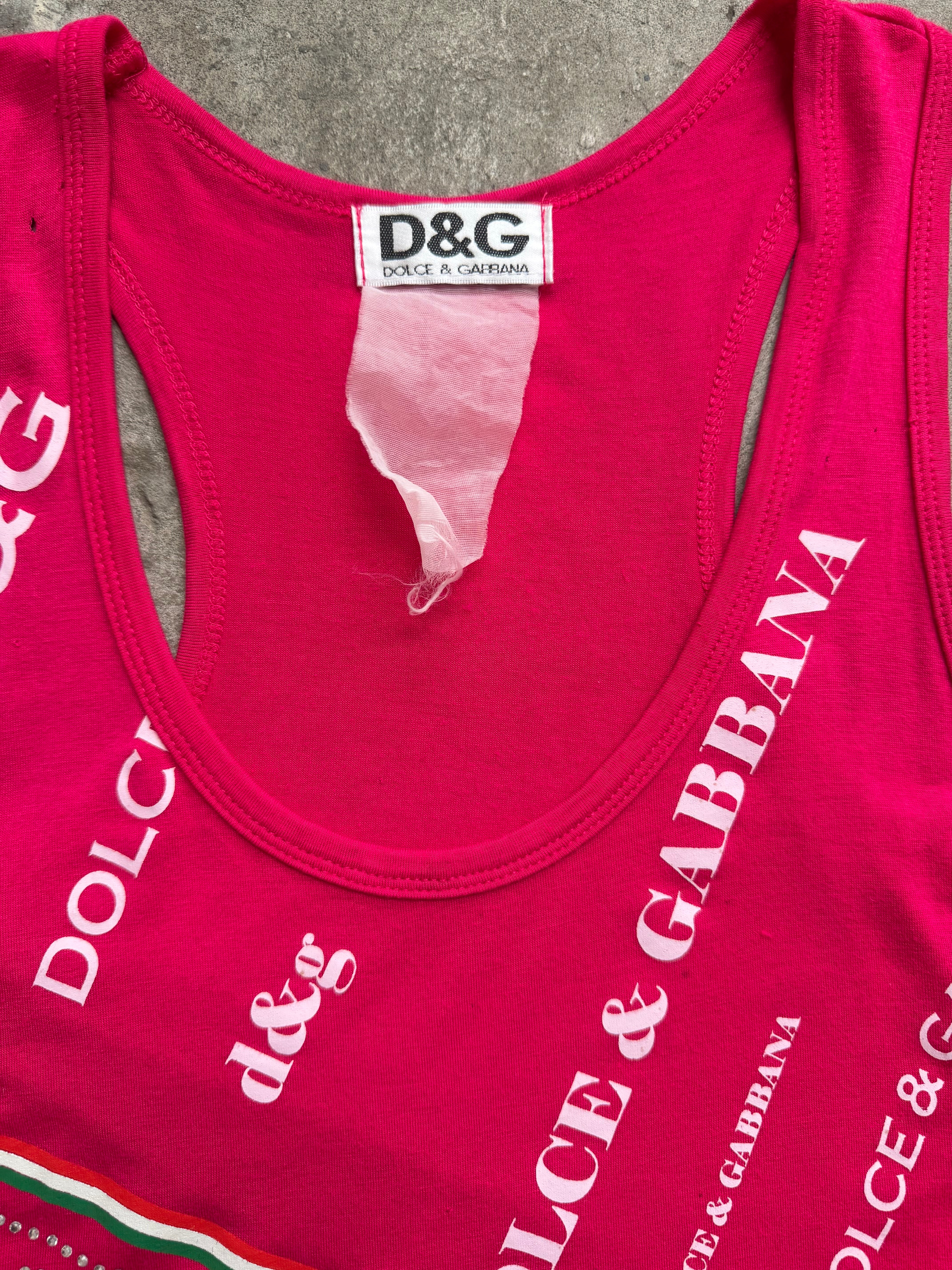 Dolce & Gabbana Graphic Tank - M