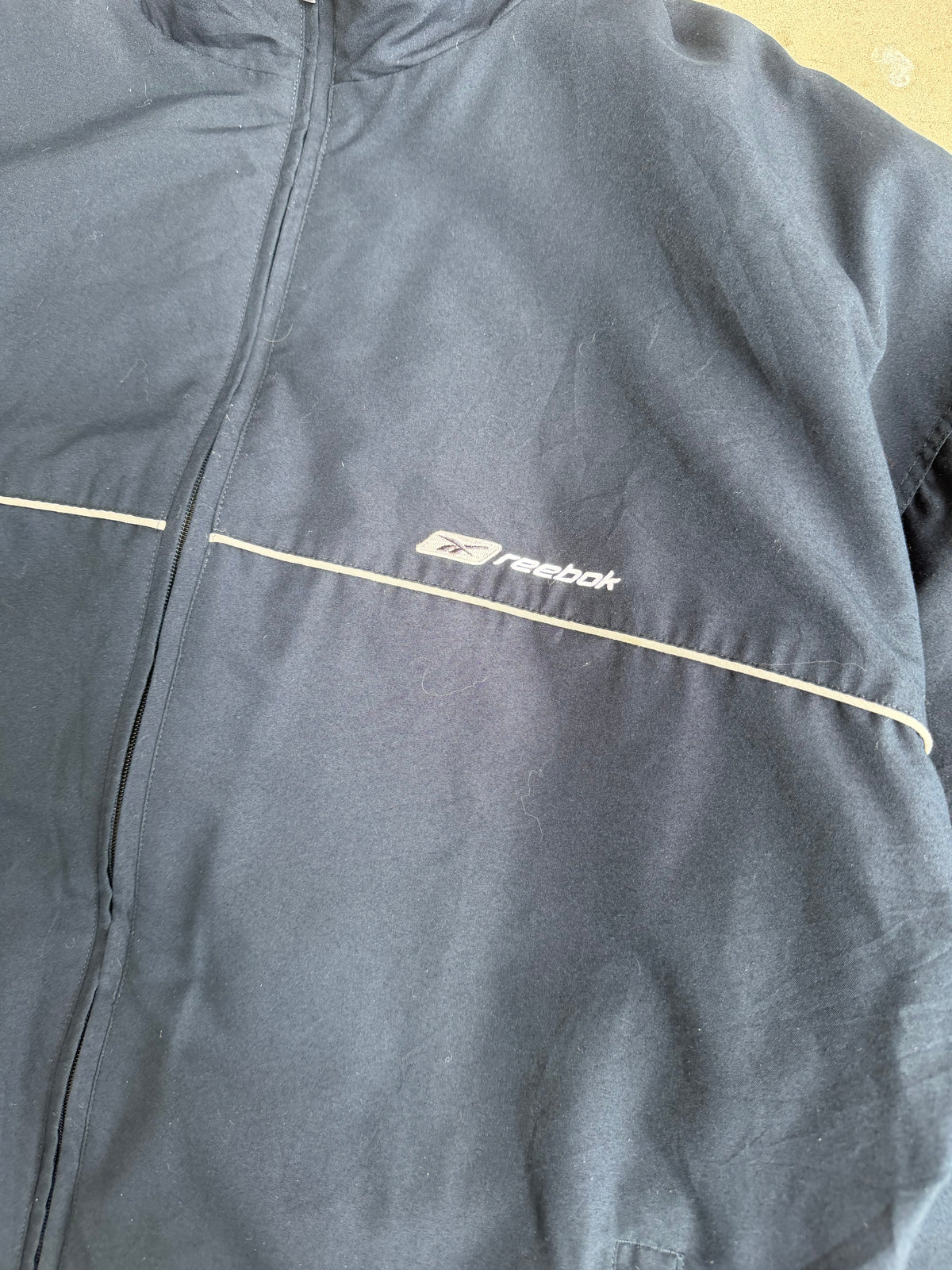 Navy Reebok Spray Jacket - XL