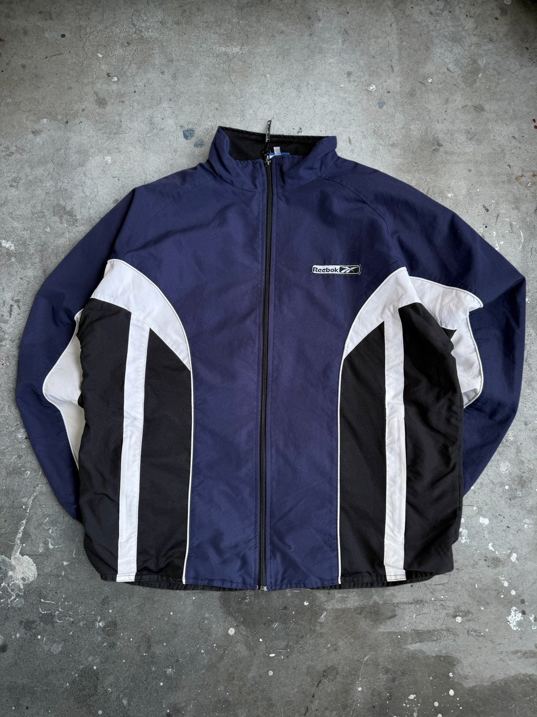 Navy Reebok Spray Jacket - XL