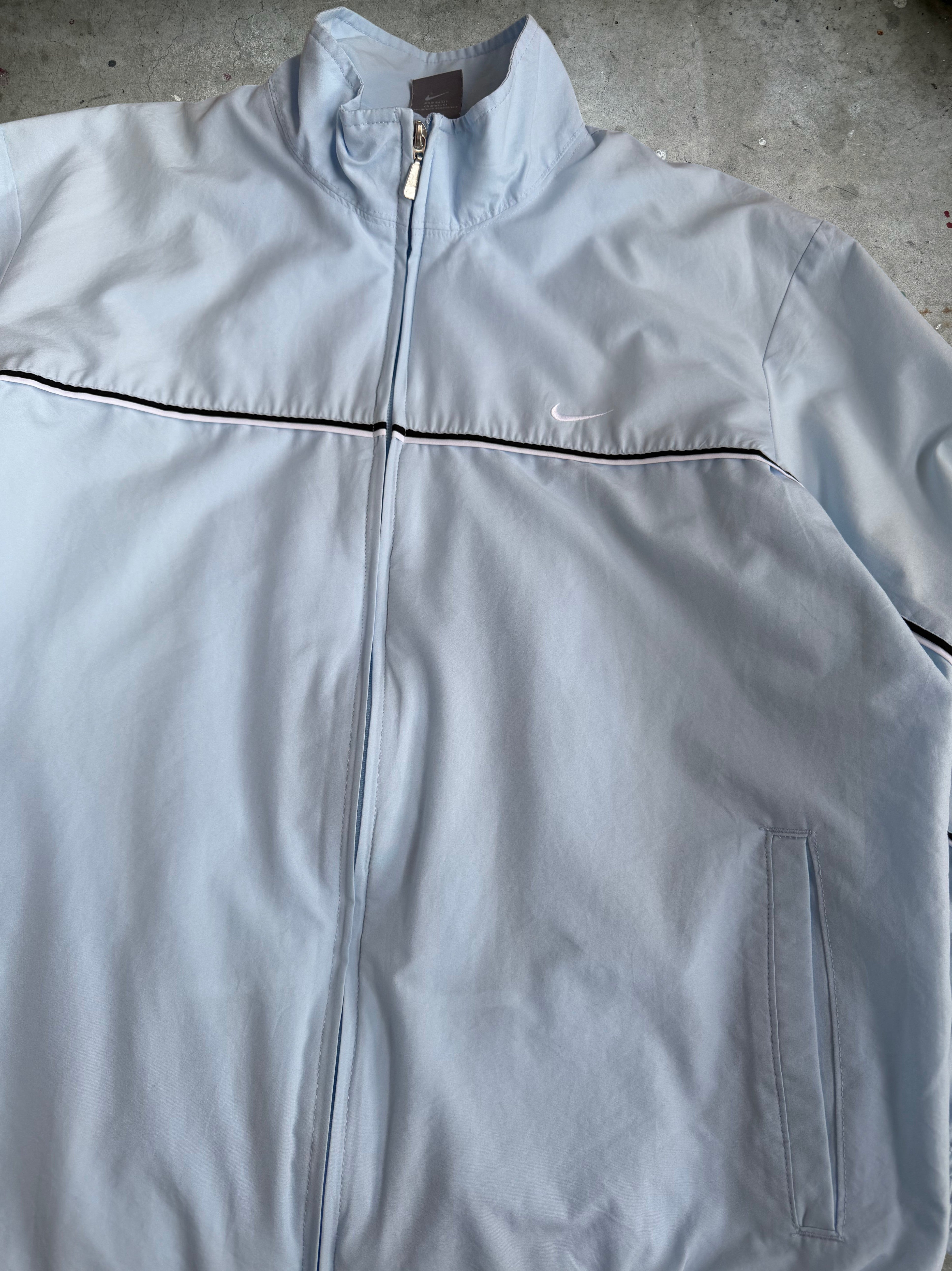 Blue Nike Spray Jacket - L
