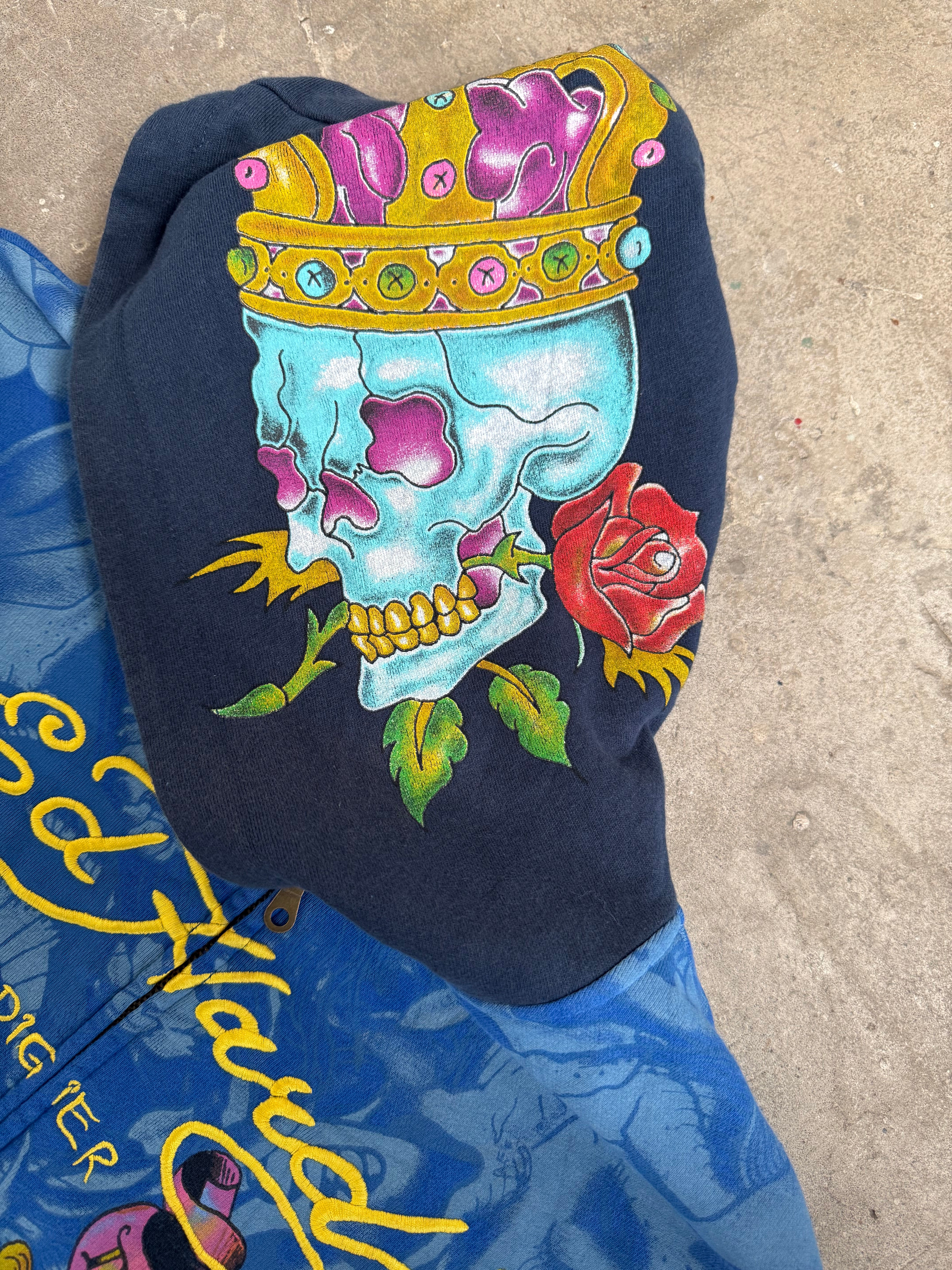Ed Hardy Zip Up - XL