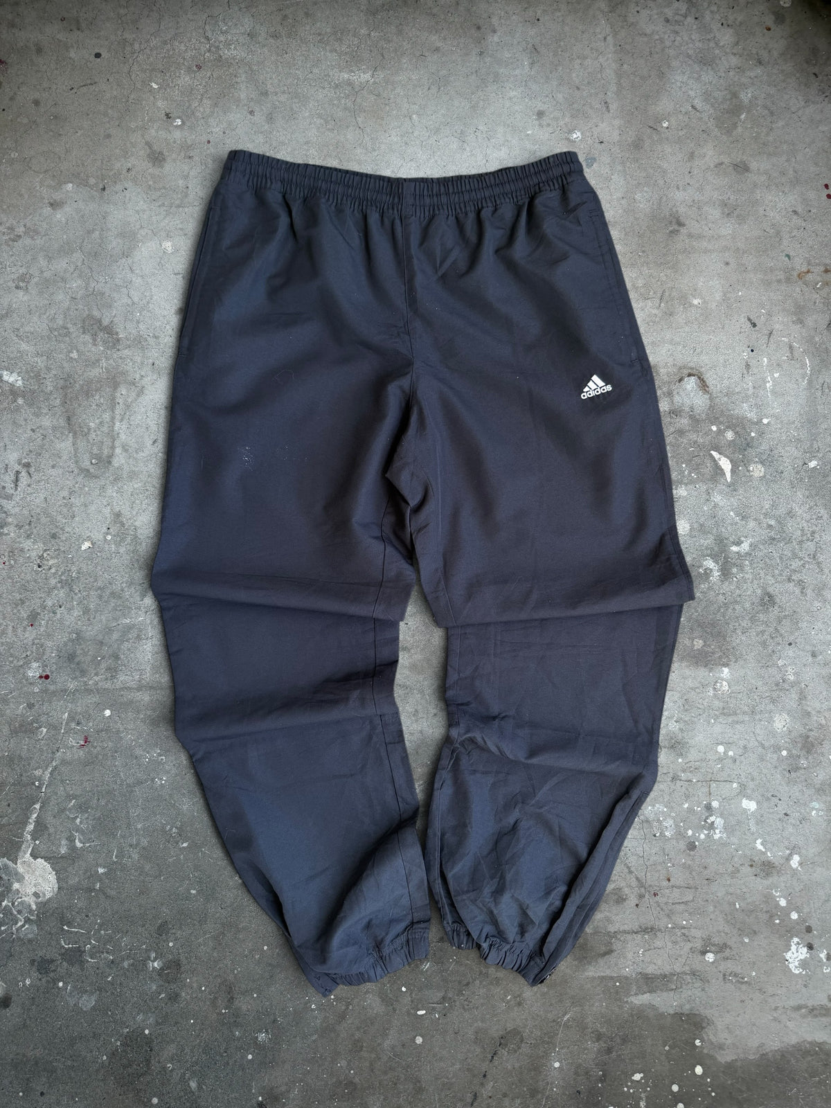 Black Adidas Trackpants - M